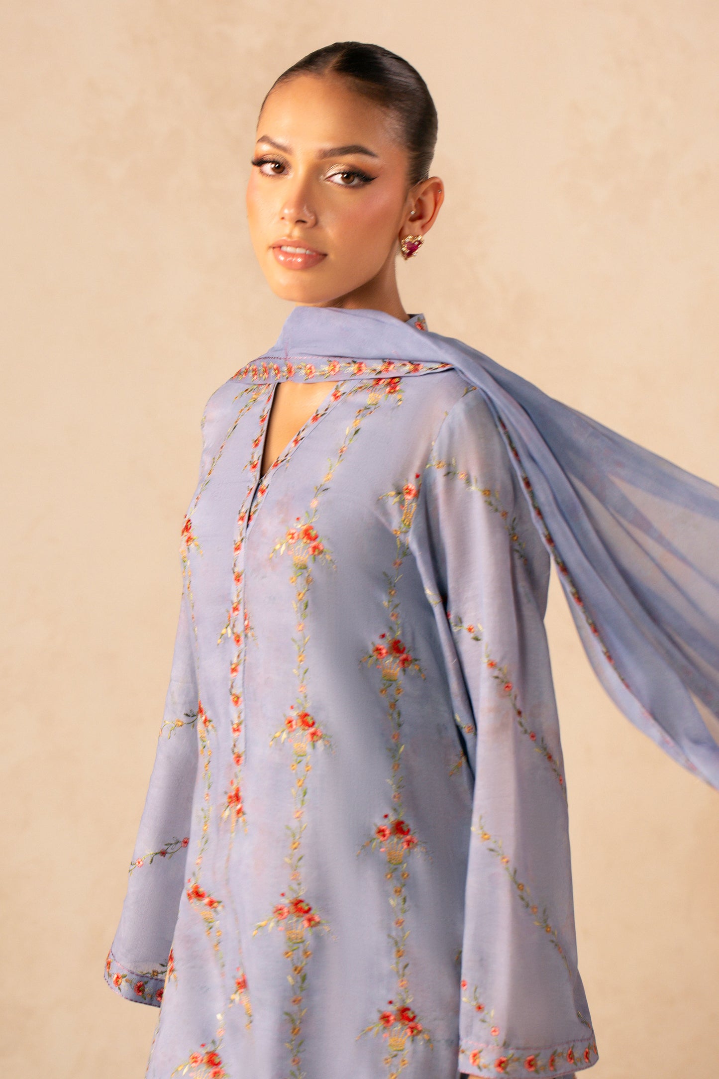 DHAKA MALMAL | EMBROIDERED