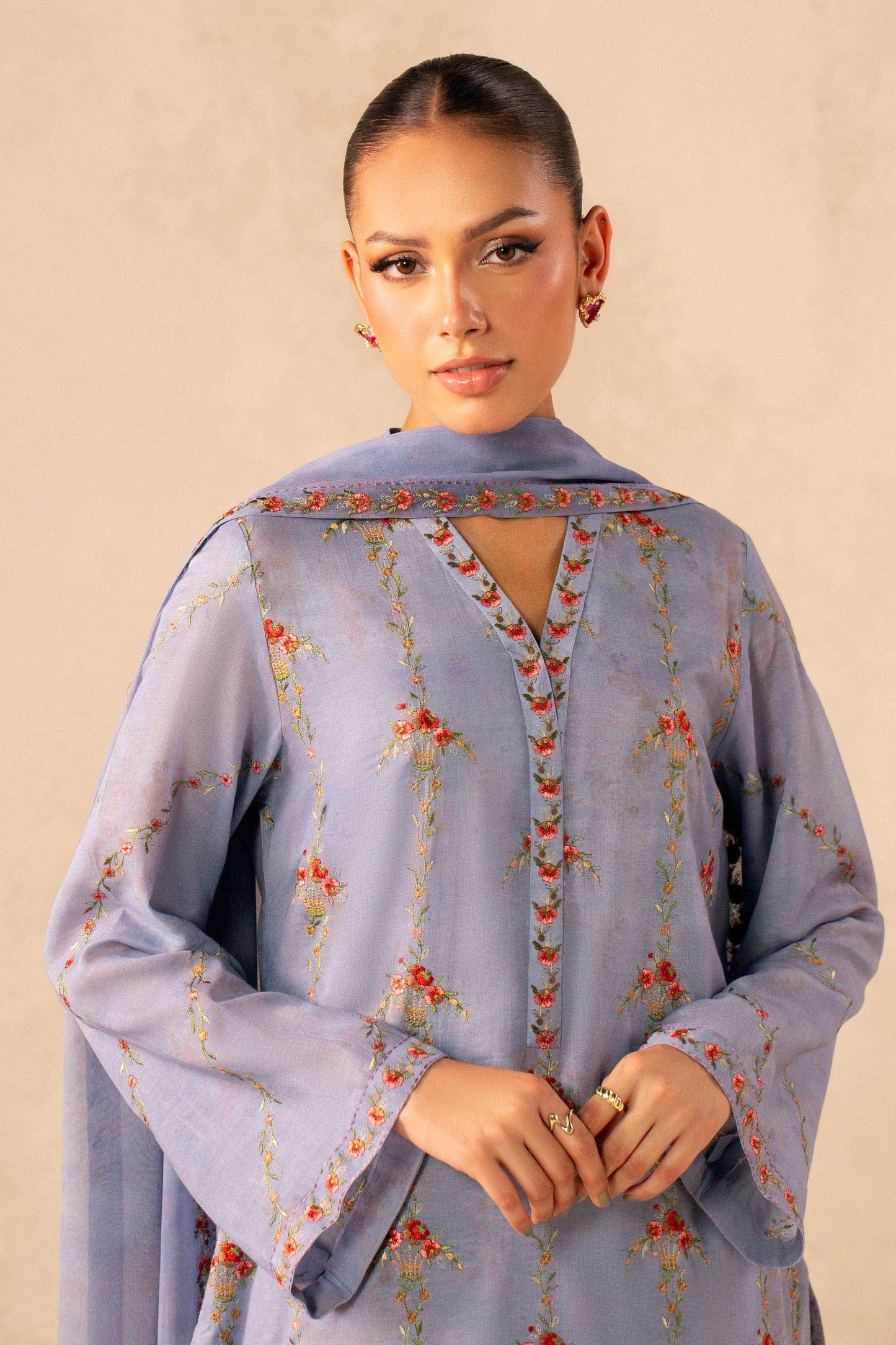 DHAKA MALMAL | EMBROIDERED