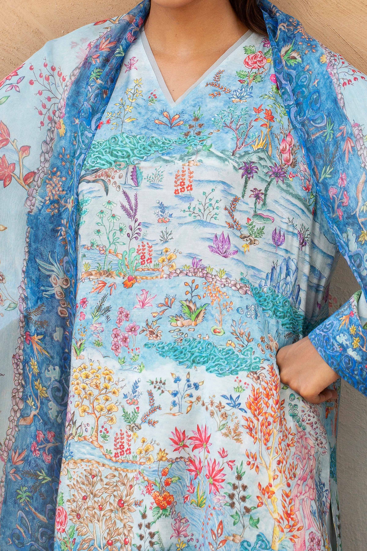 KHADI SILK | PRINTED