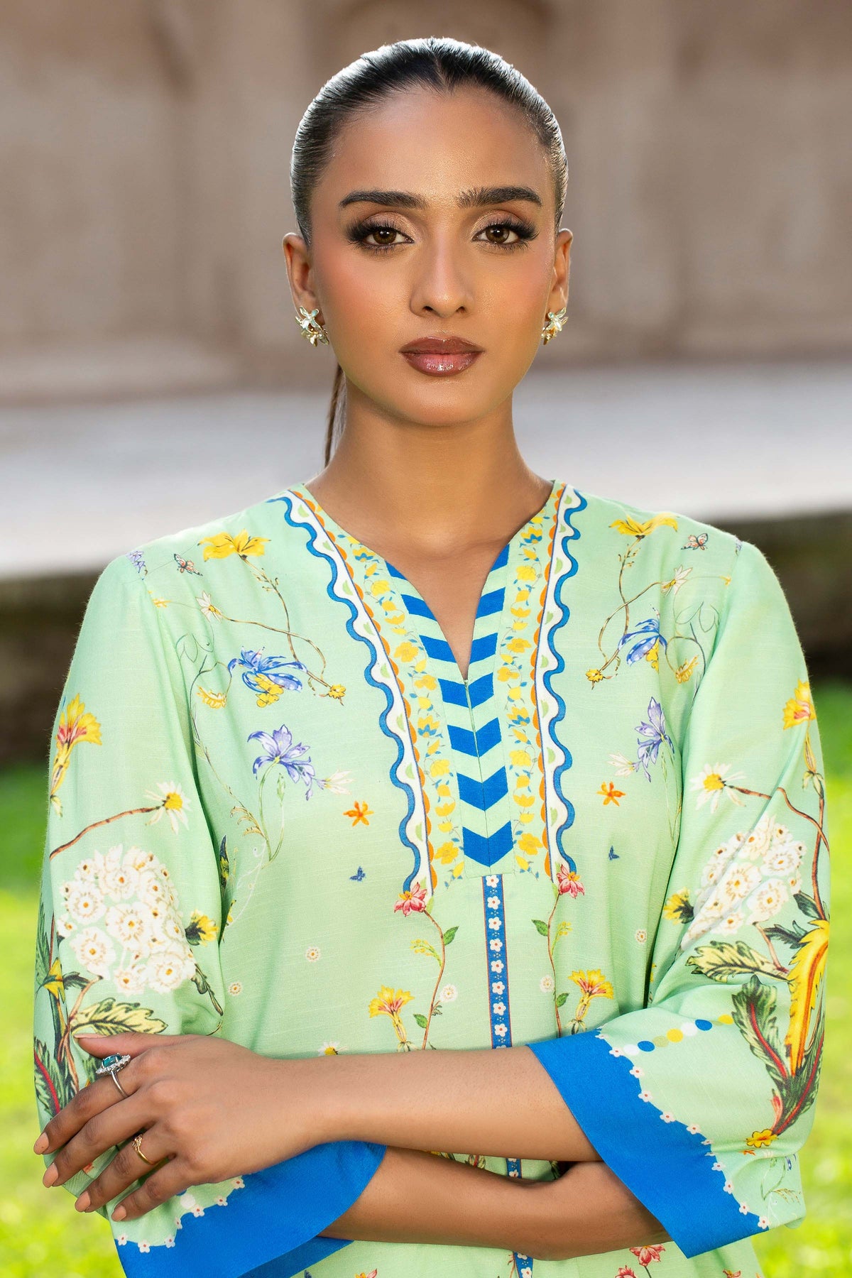 PK RAW SILK | PRINTED