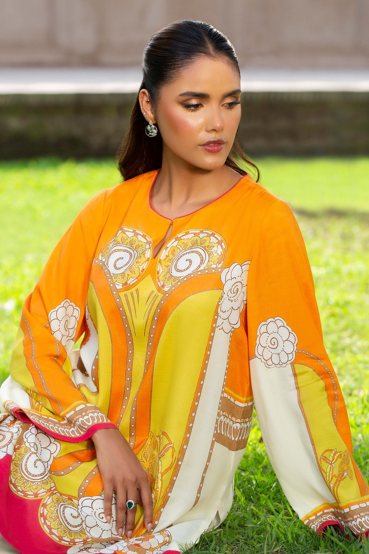 PK RAW SILK | PRINTED