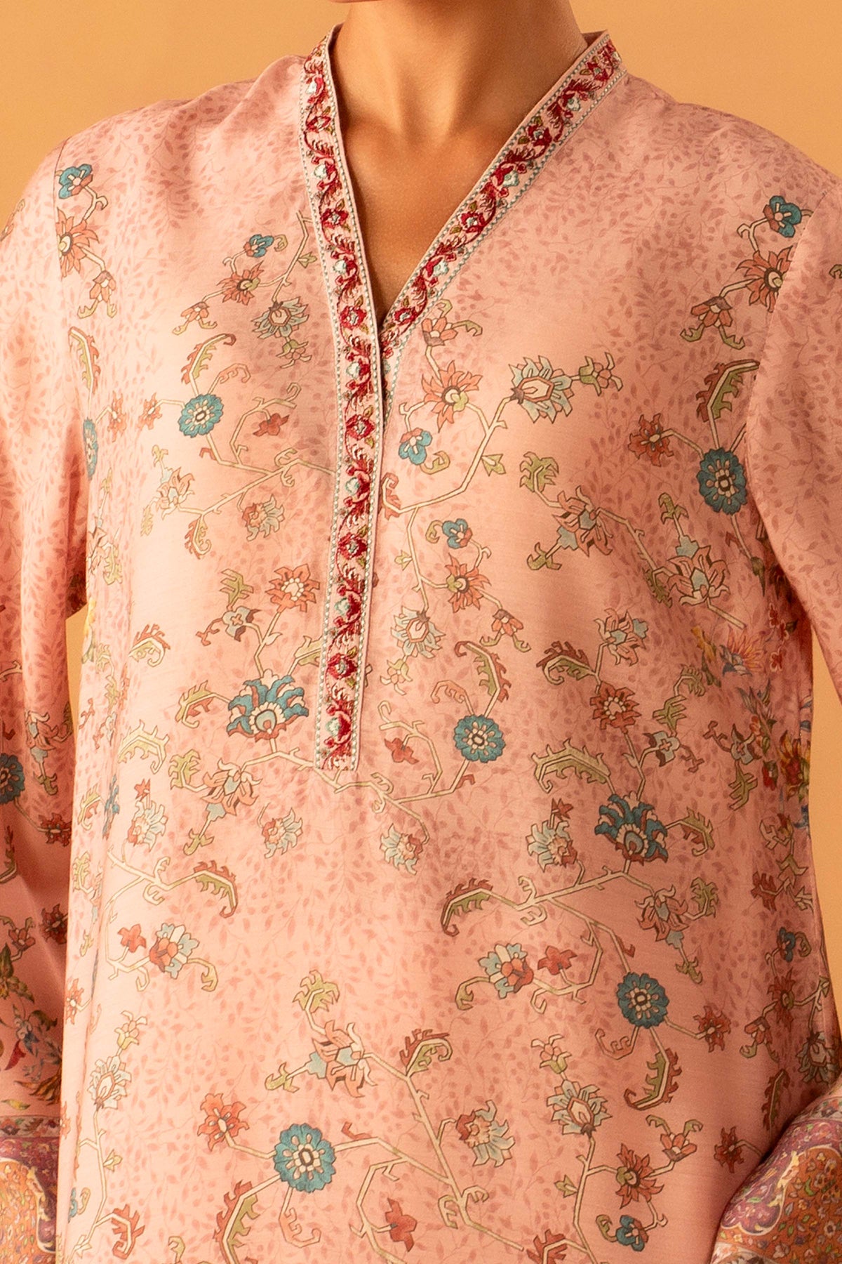 KHADI SILK | EMBROIDERED Master Unstitched Winter-26