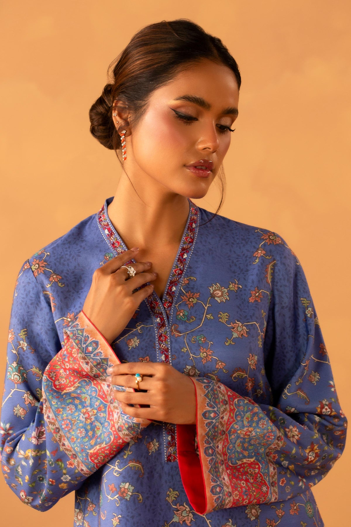 KHADI SILK | EMBROIDERED Master Unstitched Winter-26