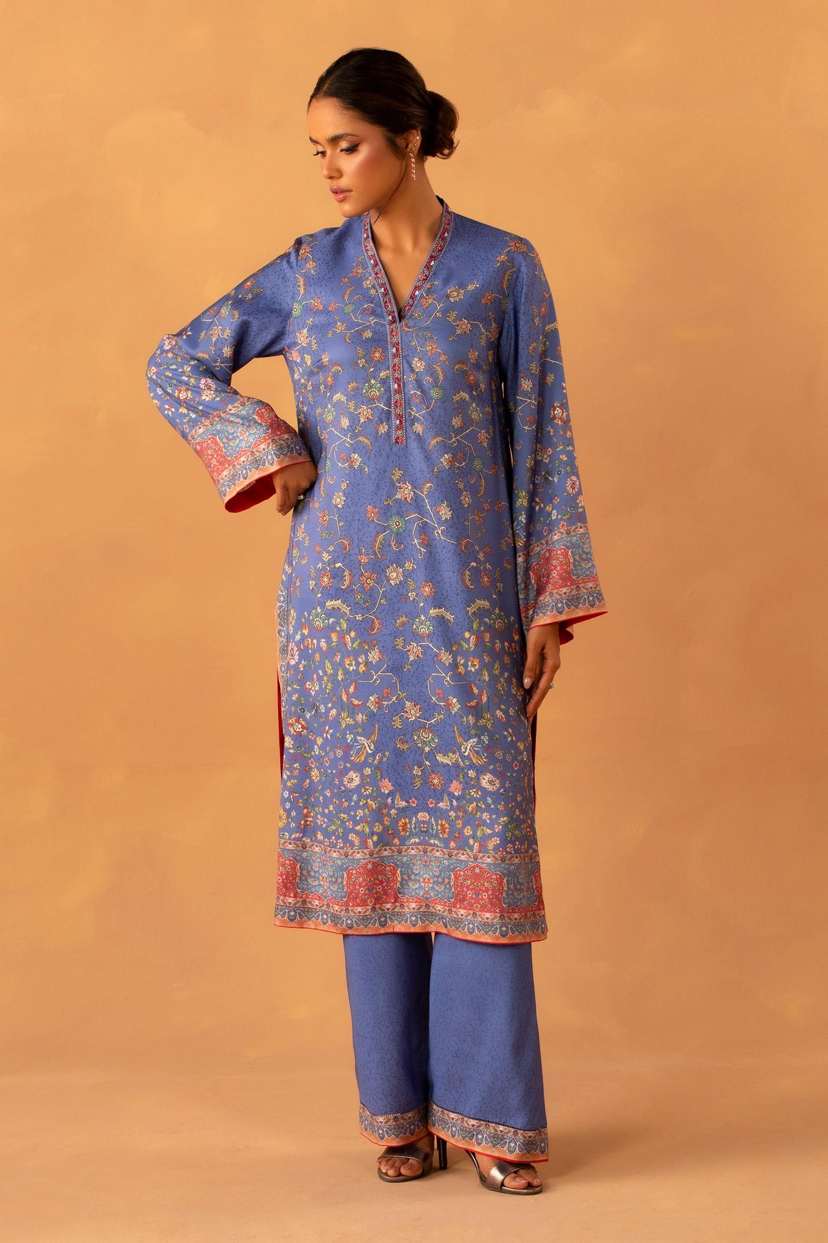 KHADI SILK | EMBROIDERED Master Unstitched Winter-26