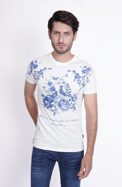 Baroque Print Tee - MKT910323 - Shop Now at Leisure Club