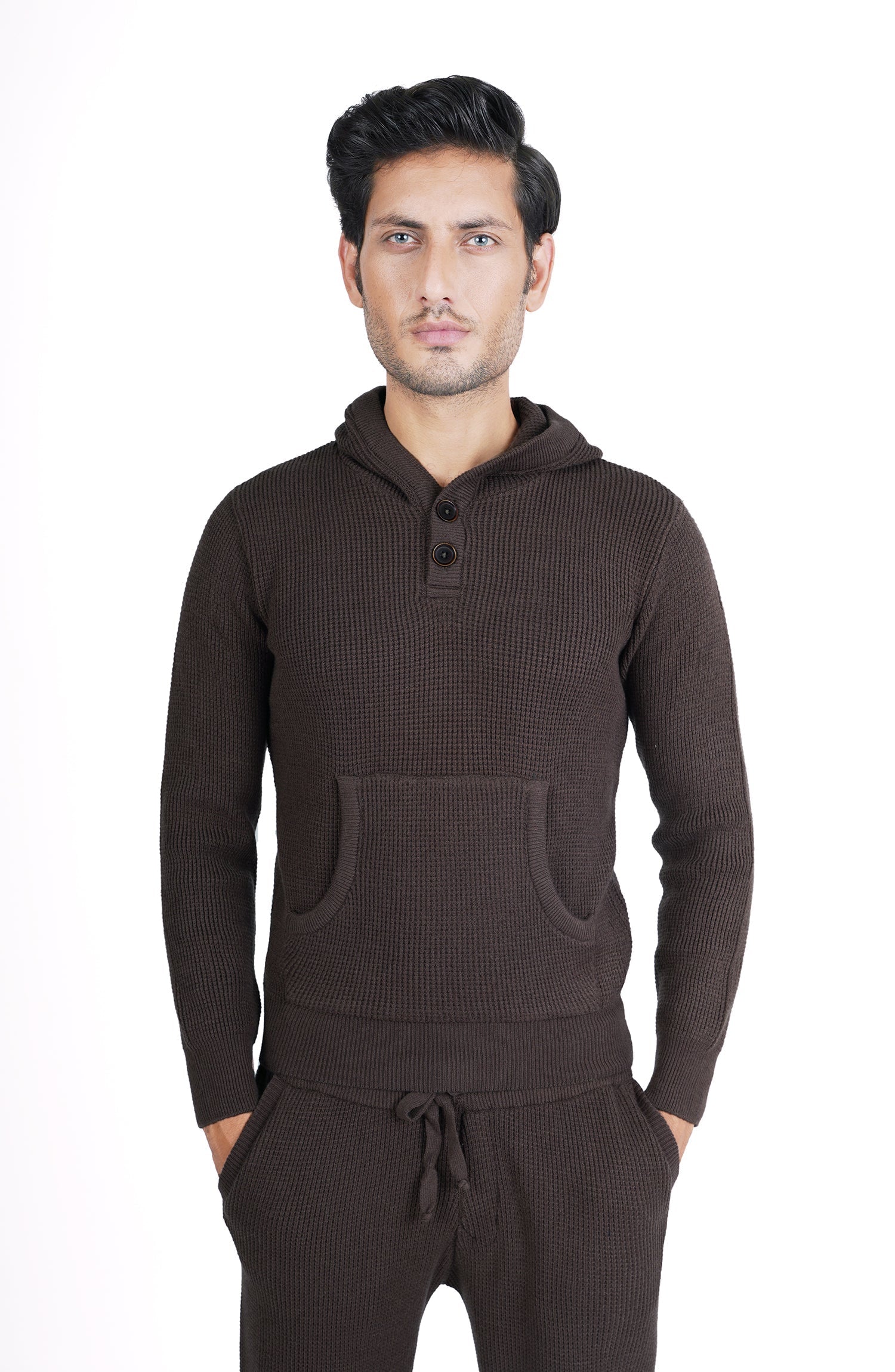 Waffle Knit Co-Ord - MS608423 - Shop Now at Leisure Club