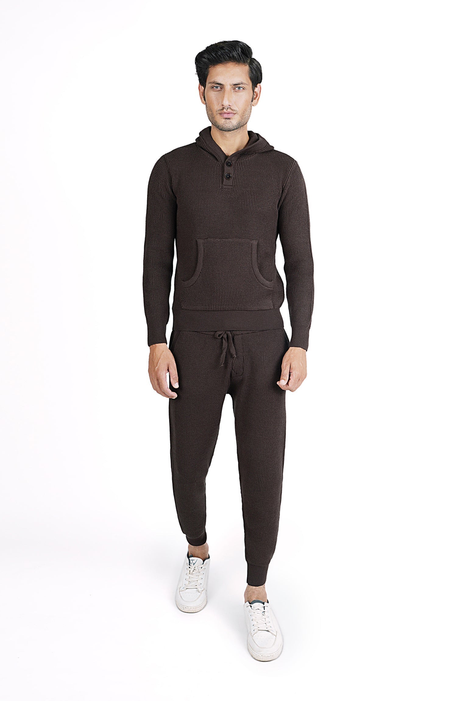 Waffle Knit Co-Ord - MS608423 - Shop Now at Leisure Club