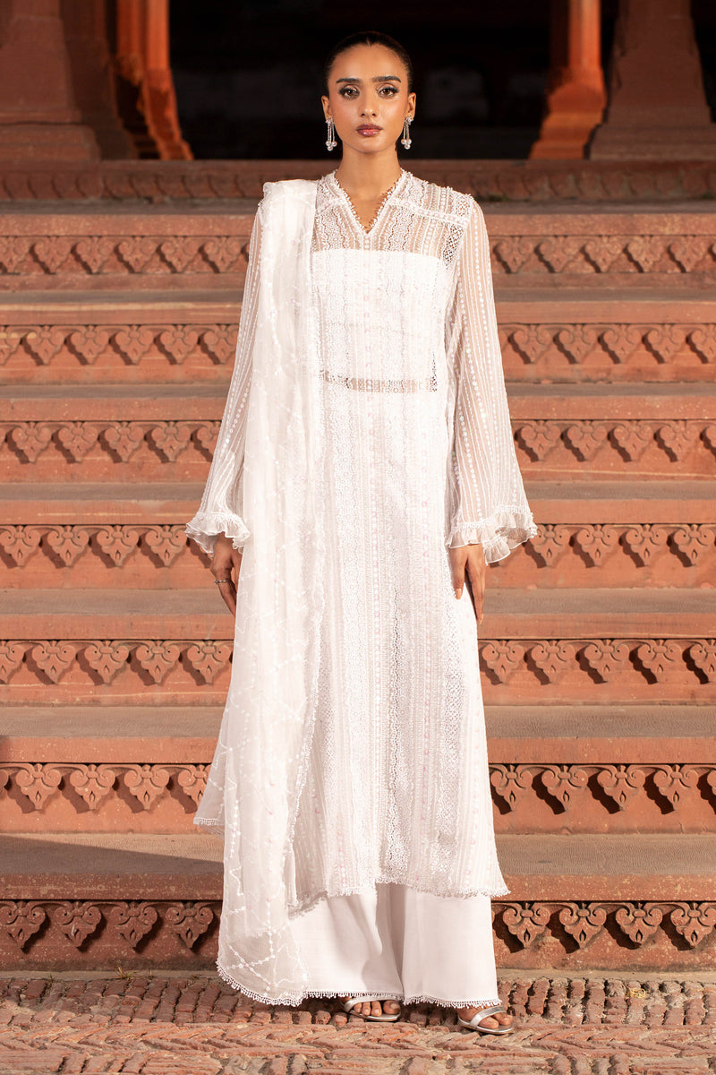 BEMBERG CHIFFON | EMBROIDERED