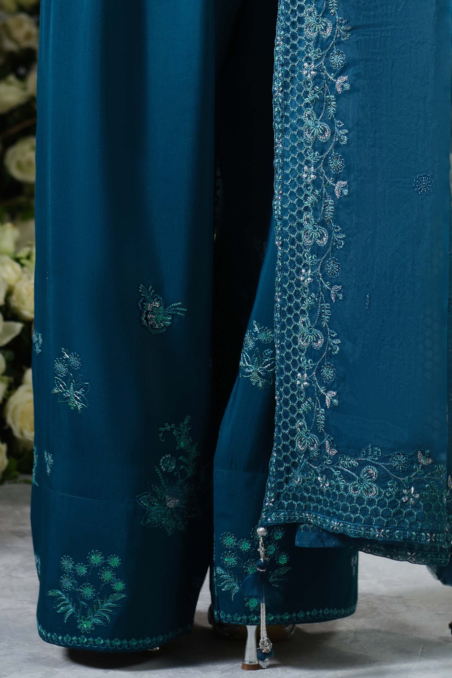 RAW SILK | EMBROIDERED