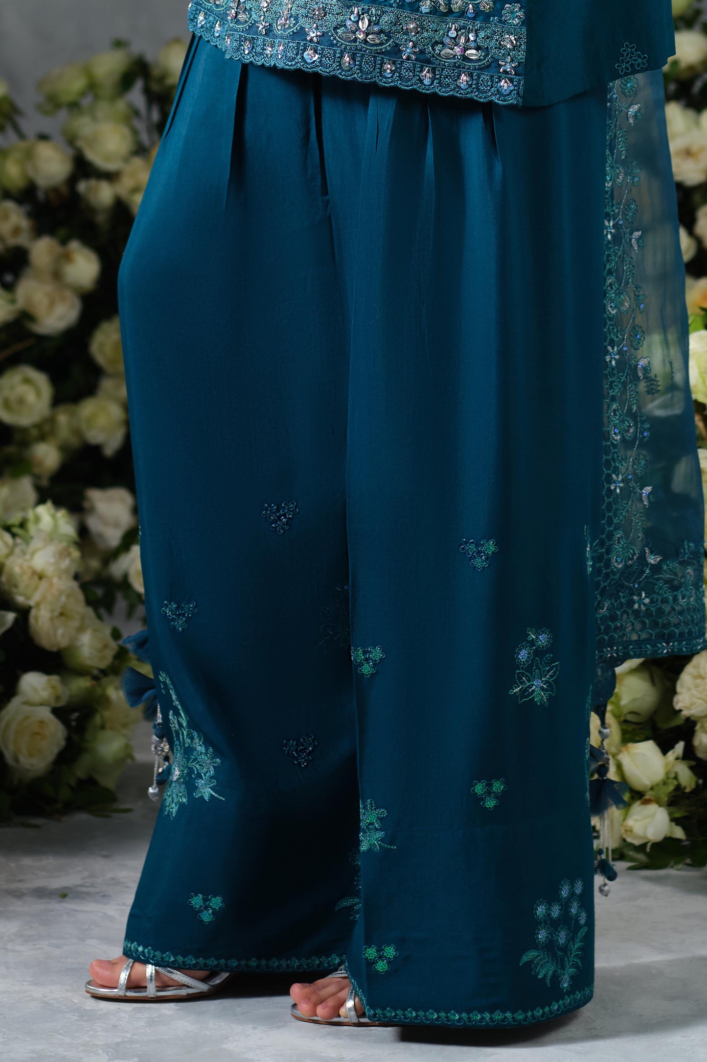 RAW SILK | EMBROIDERED