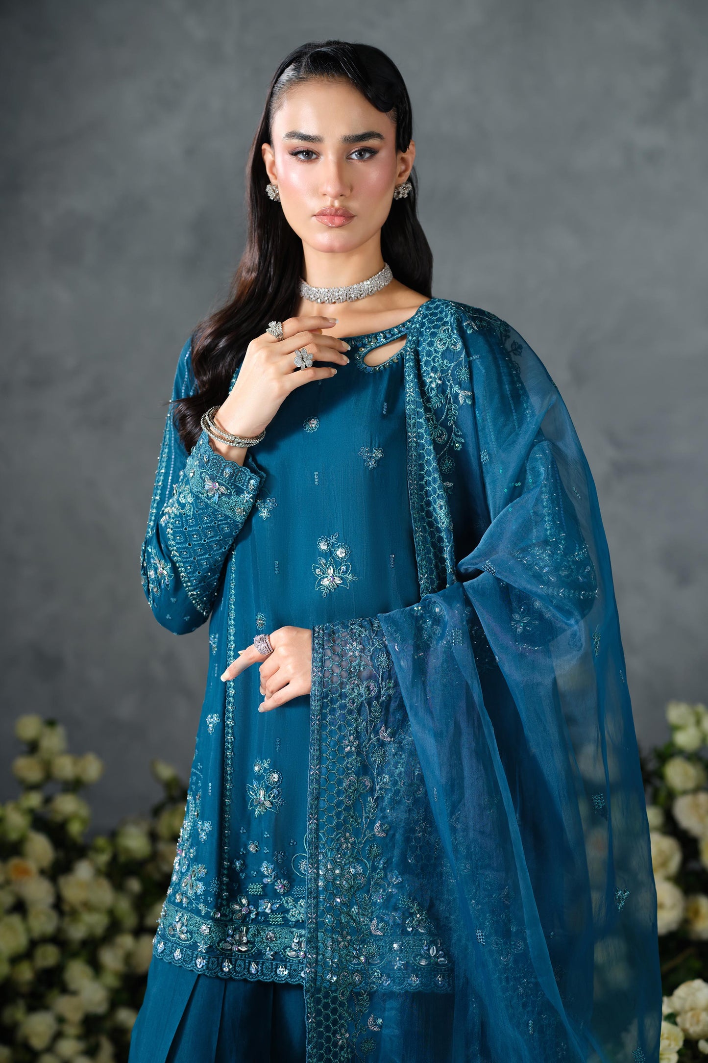RAW SILK | EMBROIDERED