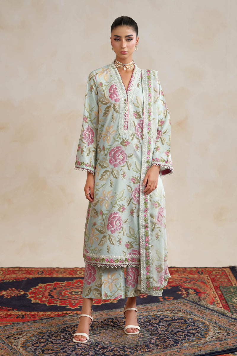 RAW SILK | EMBROIDERED