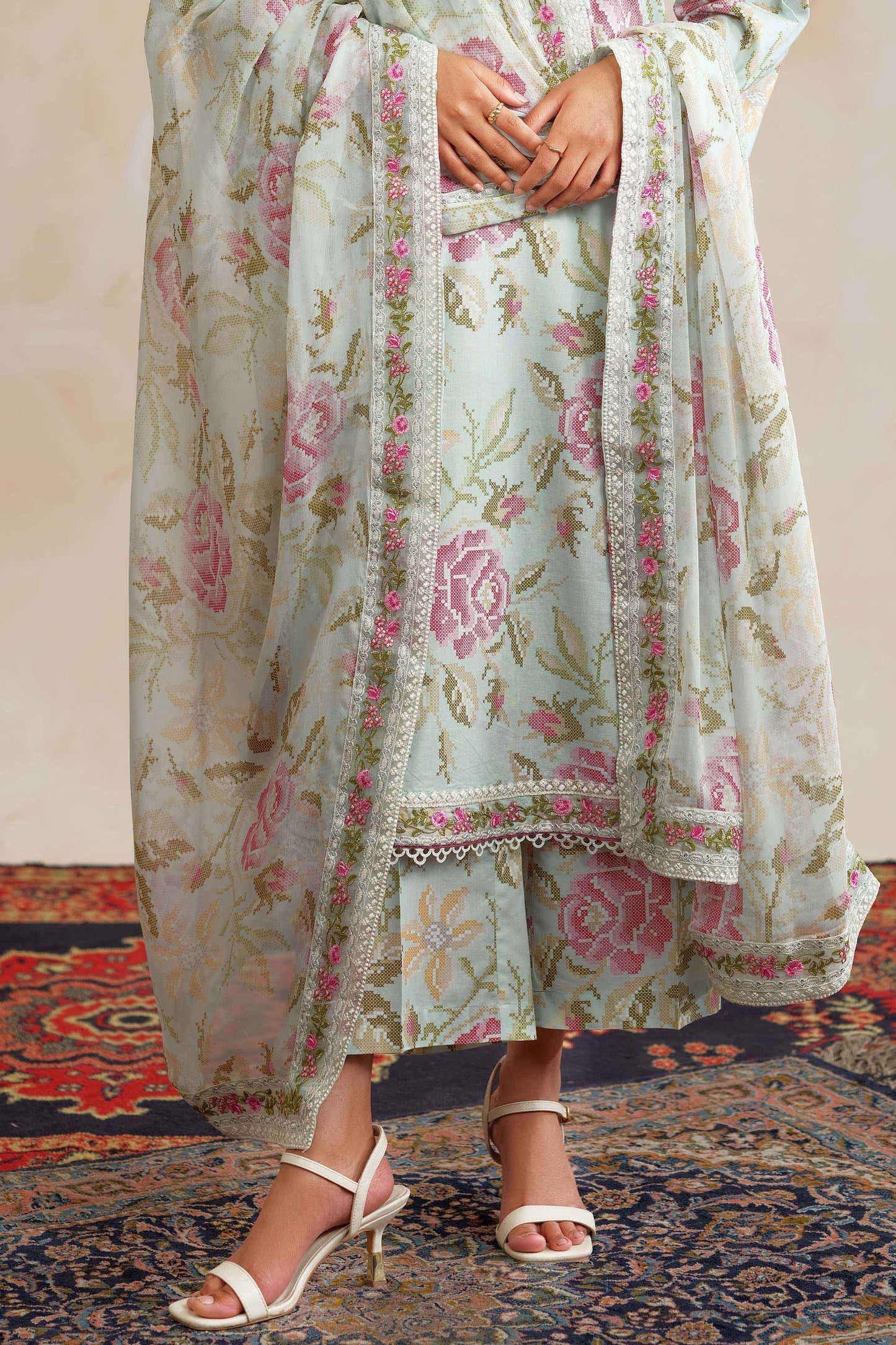 RAW SILK | EMBROIDERED