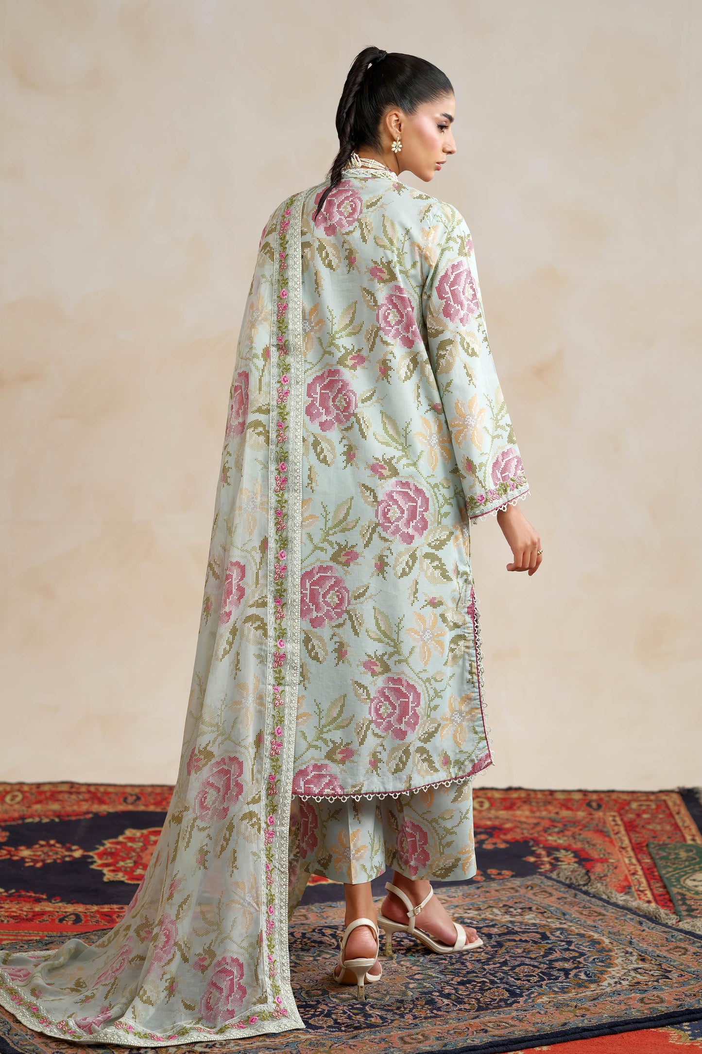 RAW SILK | EMBROIDERED