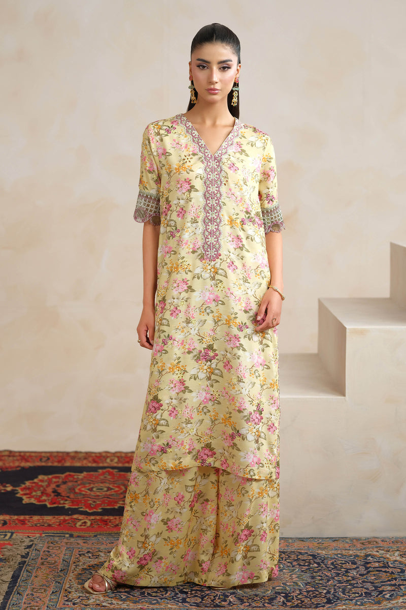 RAW SILK | EMBROIDERED