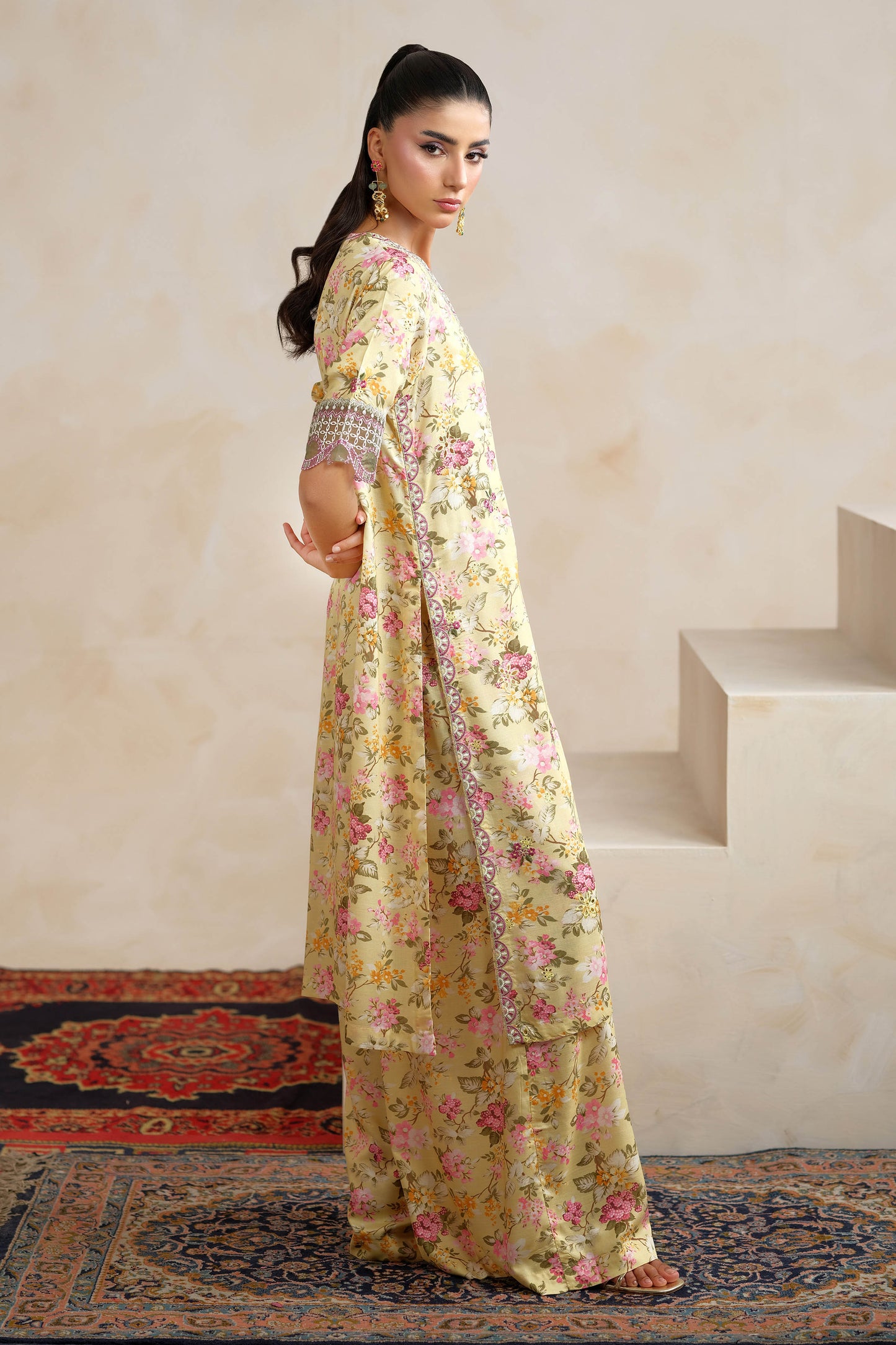 RAW SILK | EMBROIDERED