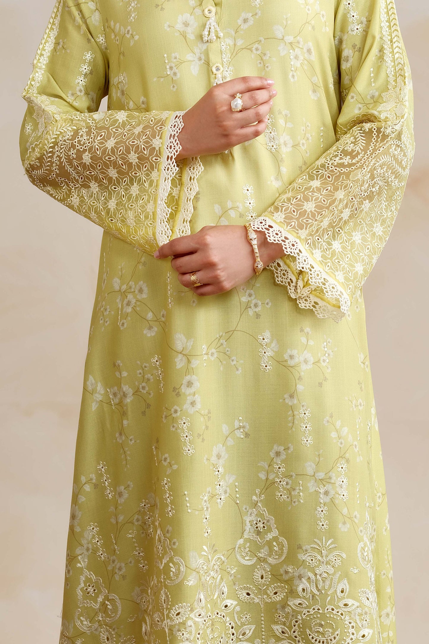 RAW SILK | EMBROIDERED