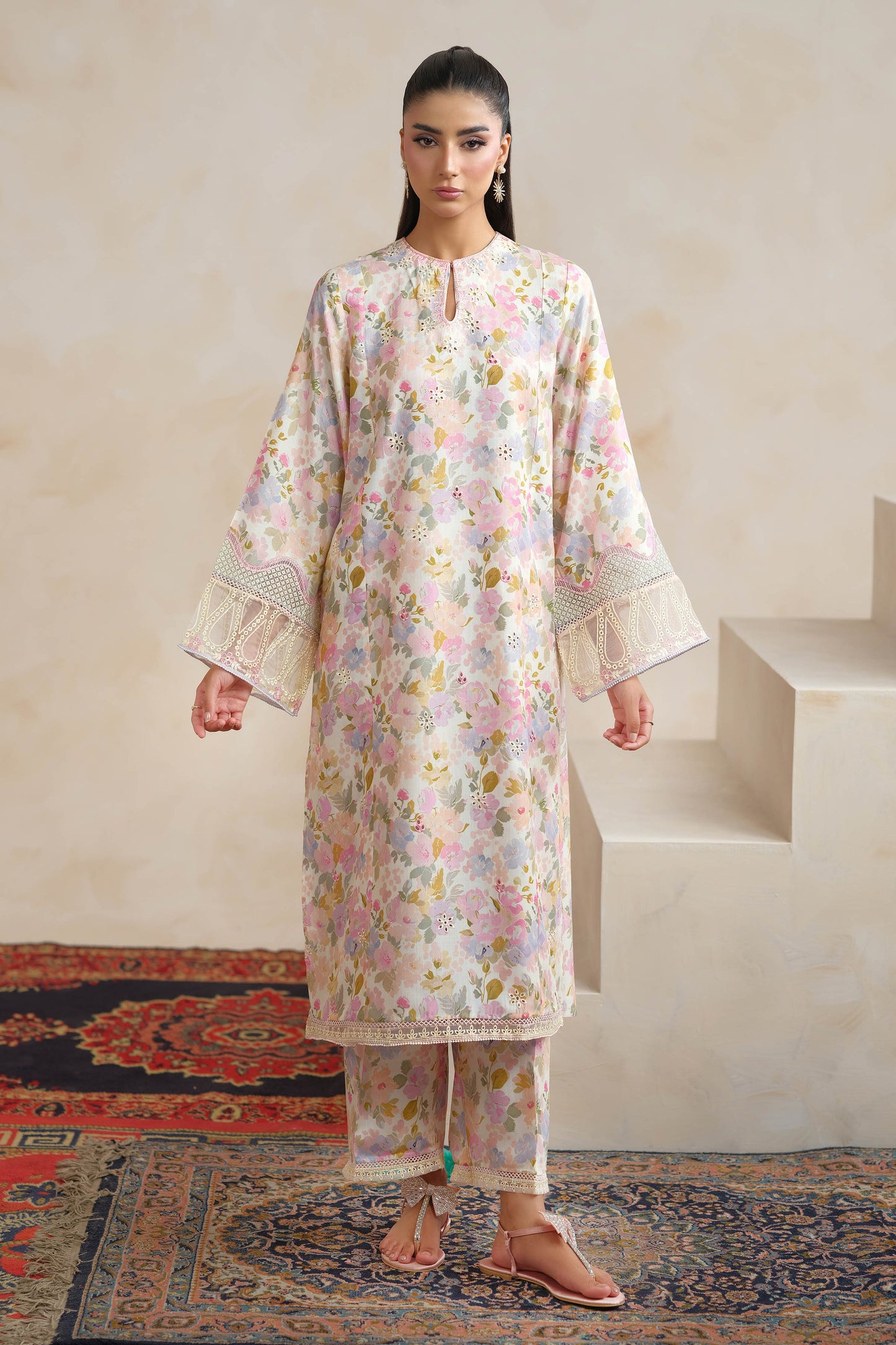 RAW SILK | EMBROIDERED