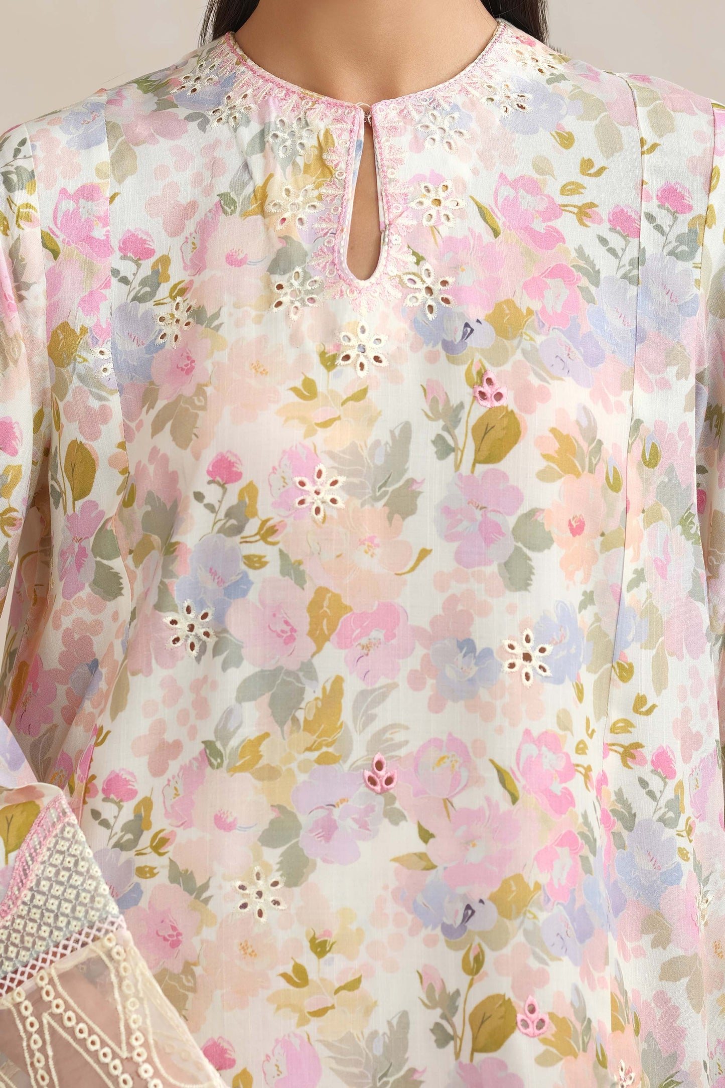 RAW SILK | EMBROIDERED