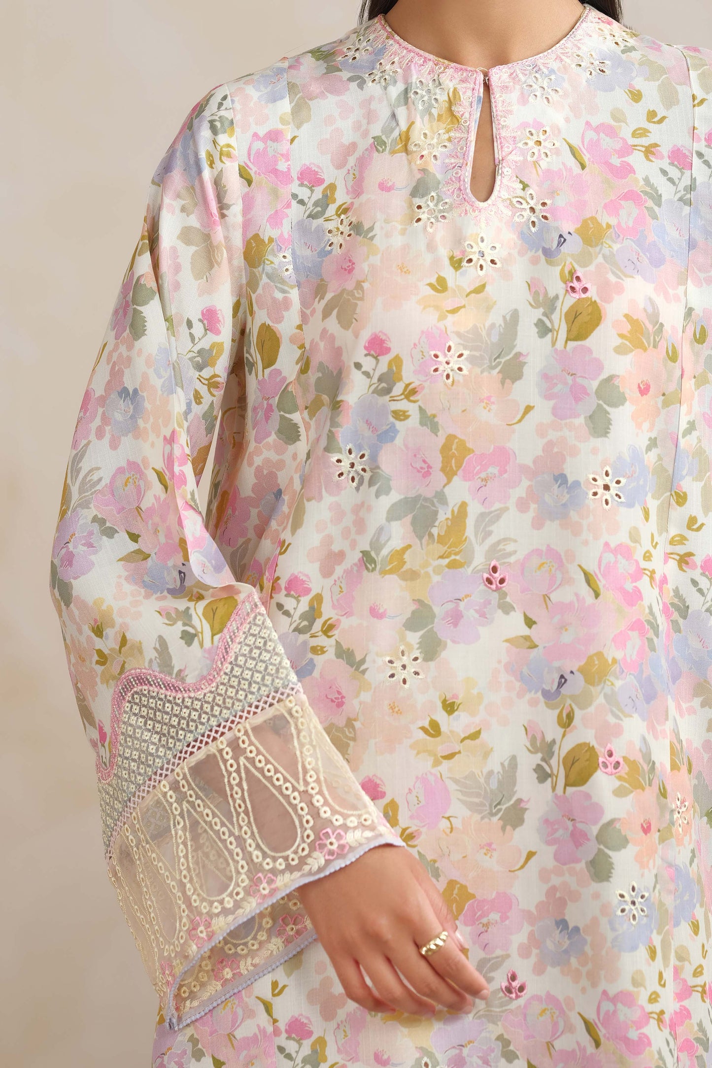 RAW SILK | EMBROIDERED