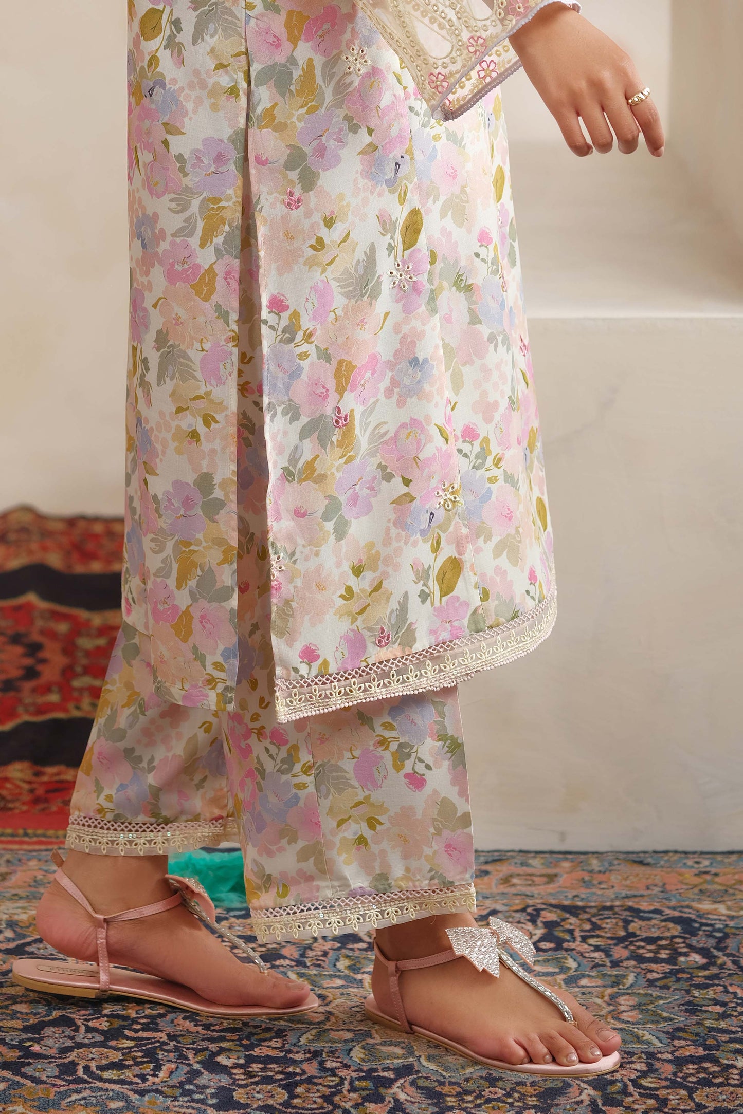 RAW SILK | EMBROIDERED