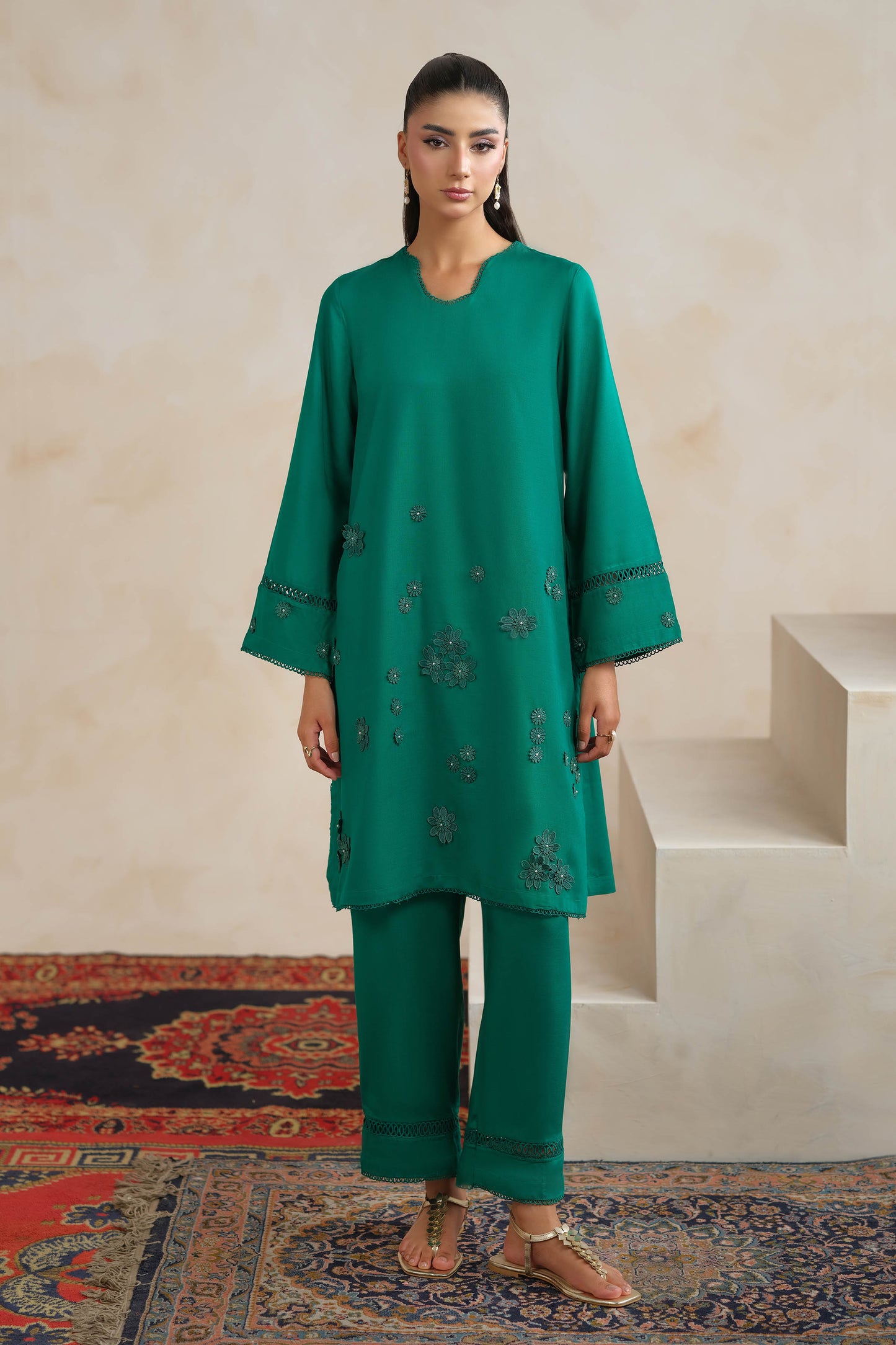 RAW SILK | EMBELLISHED
