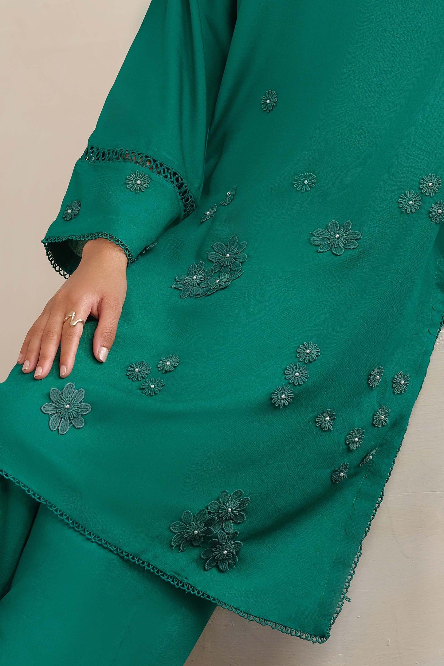 RAW SILK | EMBELLISHED