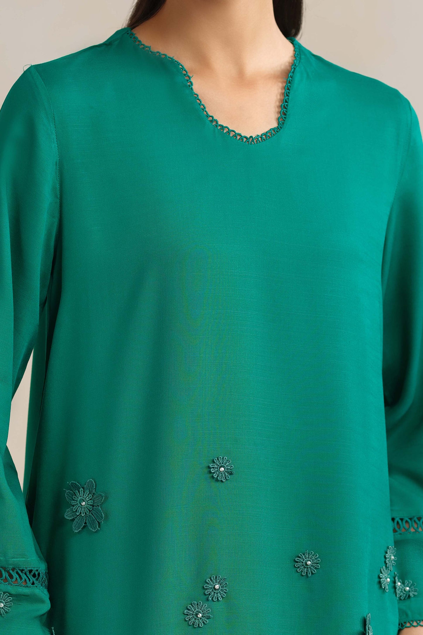 RAW SILK | EMBELLISHED