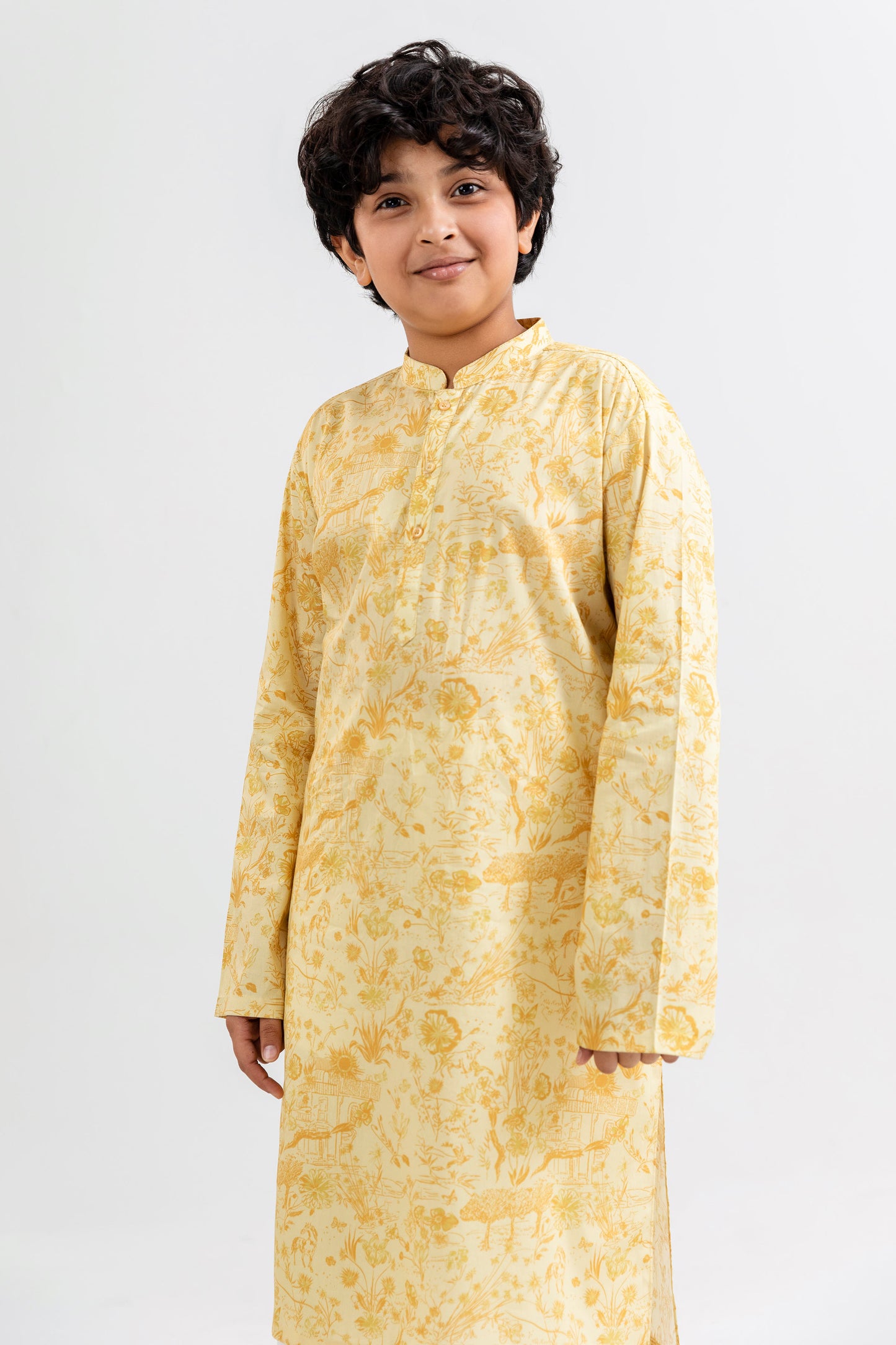 Boys Printed Kurta - SBK805225