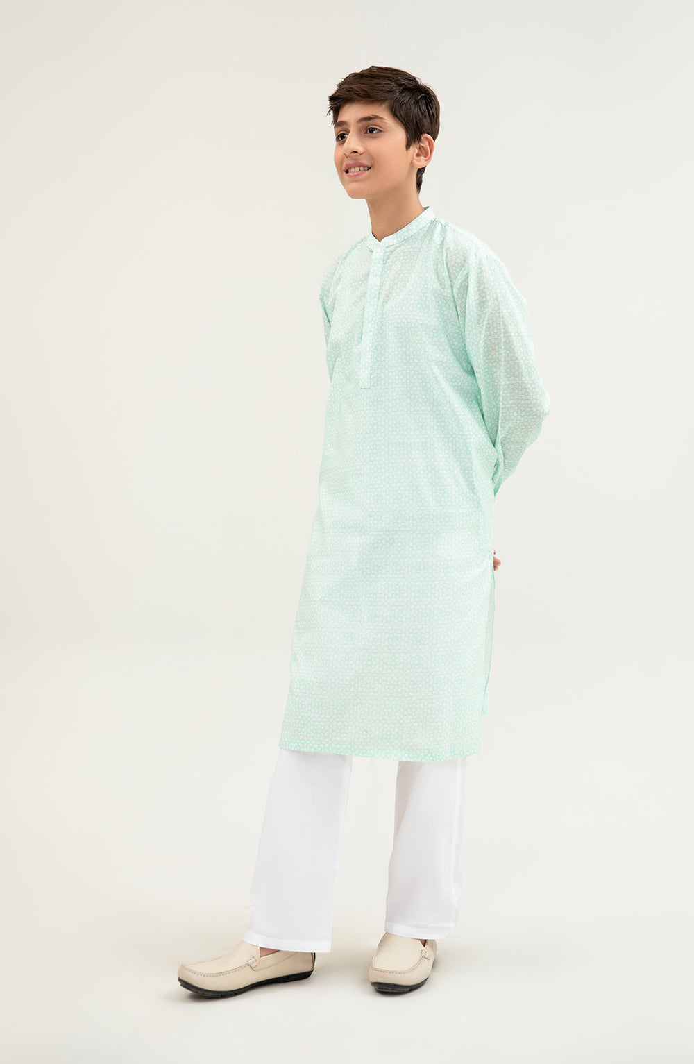 Boys Band Printed Kurta