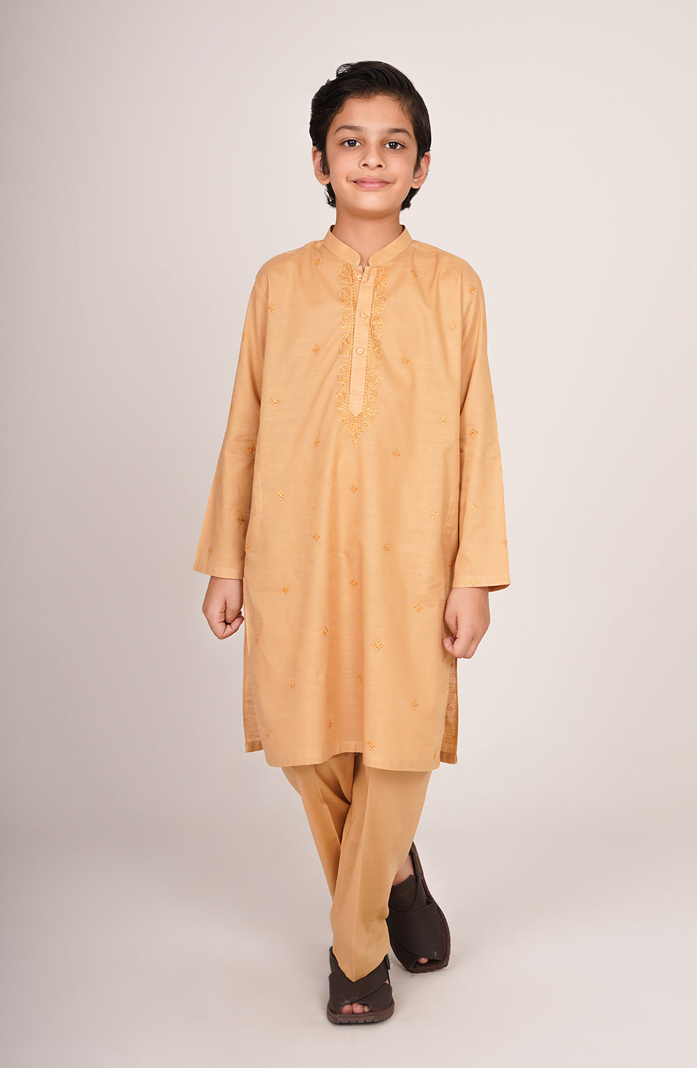 Boys Band Embroidered Suit