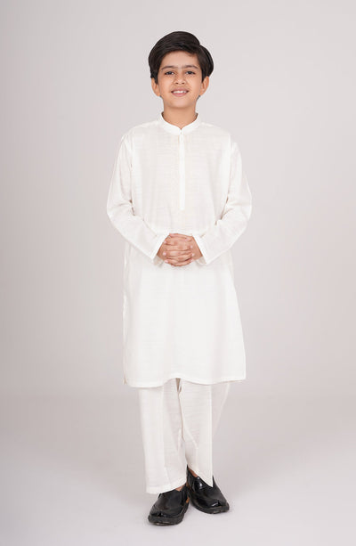 Boys Front Embroidered Suit