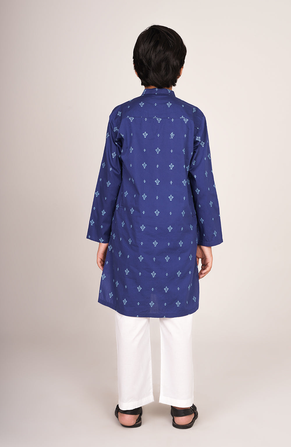 Boys Front Embroided Kurta