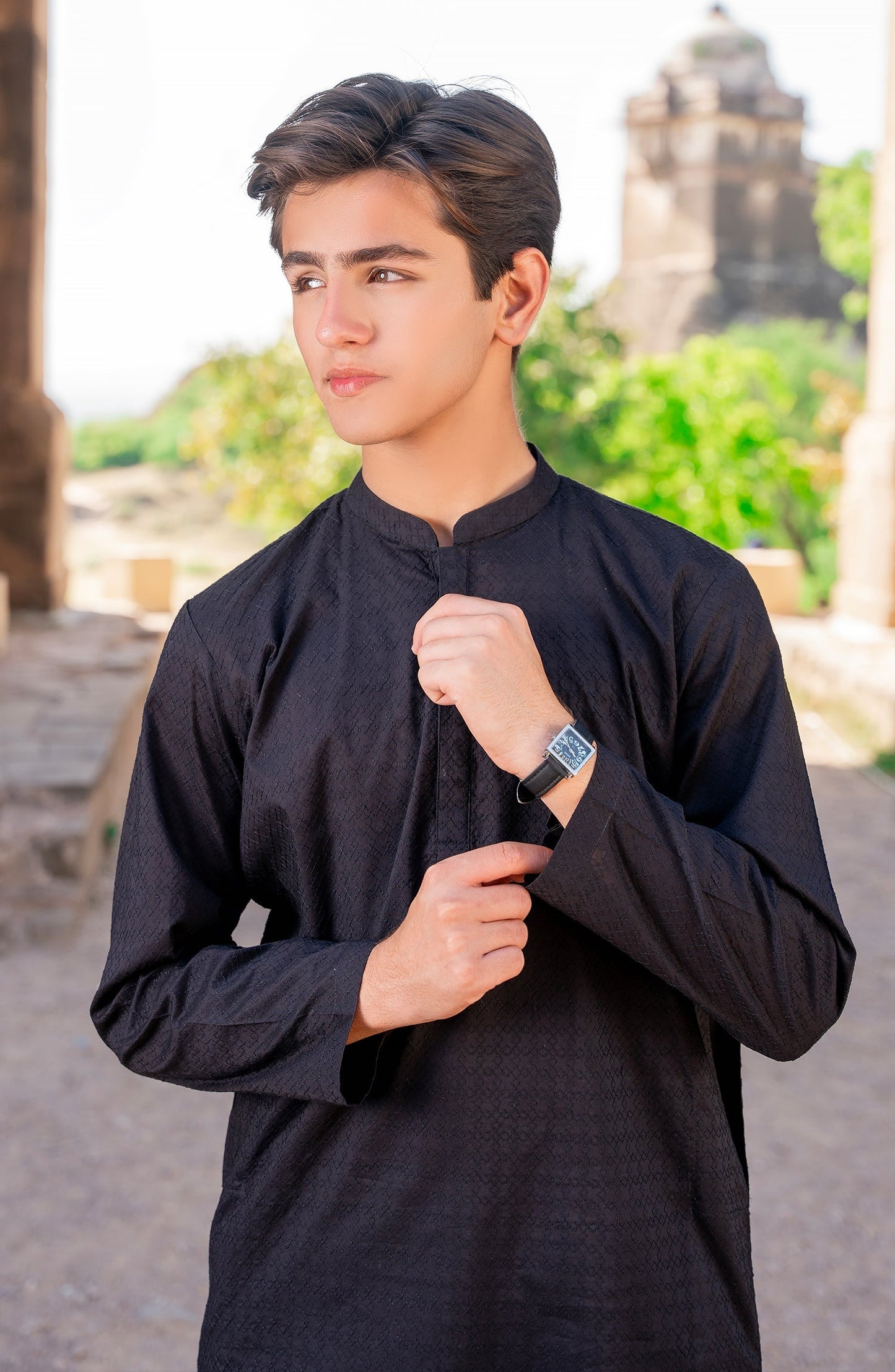 Boys Lawn Shiffili Kurta - SBK914324 - Shop Now at Leisure Club