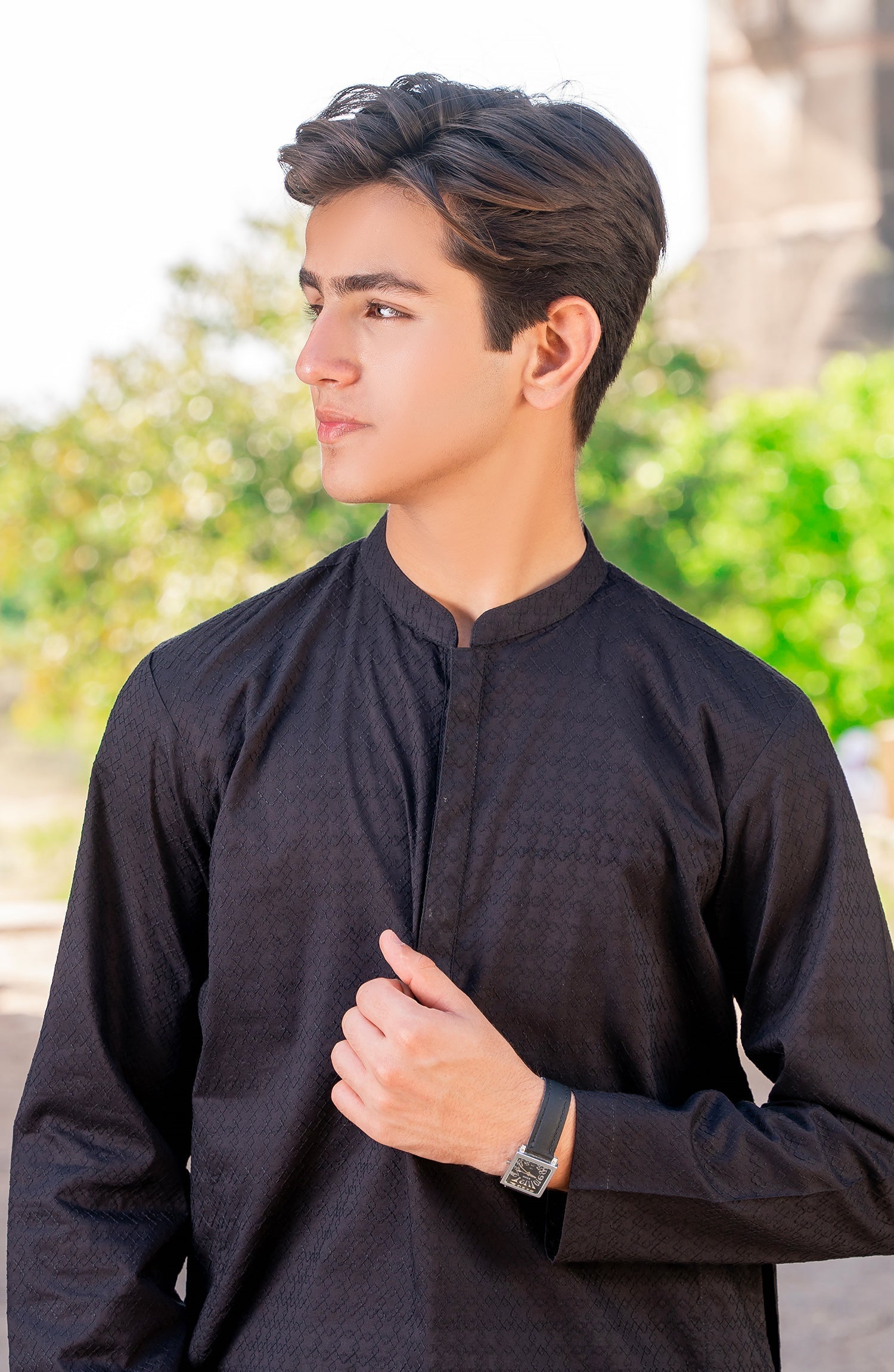 Boys Lawn Shiffili Kurta - SBK914324 - Shop Now at Leisure Club