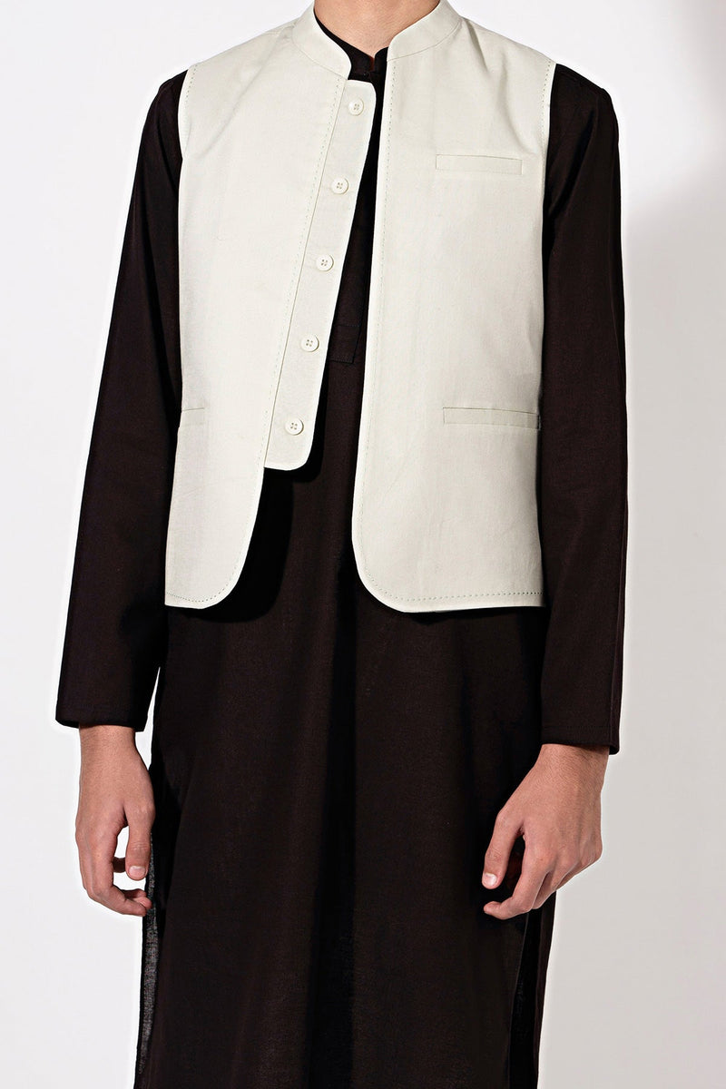 Boys Khaddar Waist Coat - SBWC604424 - Shop Now at Leisure Club
