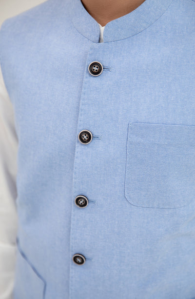 Boys Chambaray Waist Coat