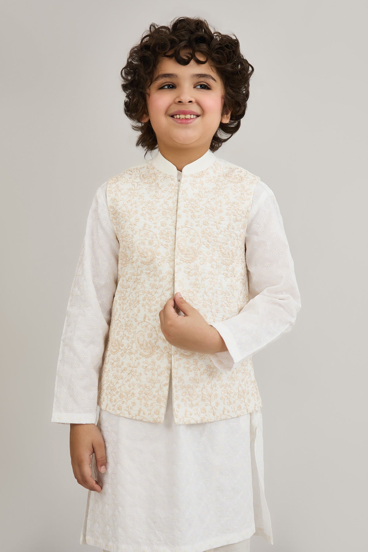 Boys Embroidered Waistcoat - SBWC802225 - Shop Now at Leisure Club
