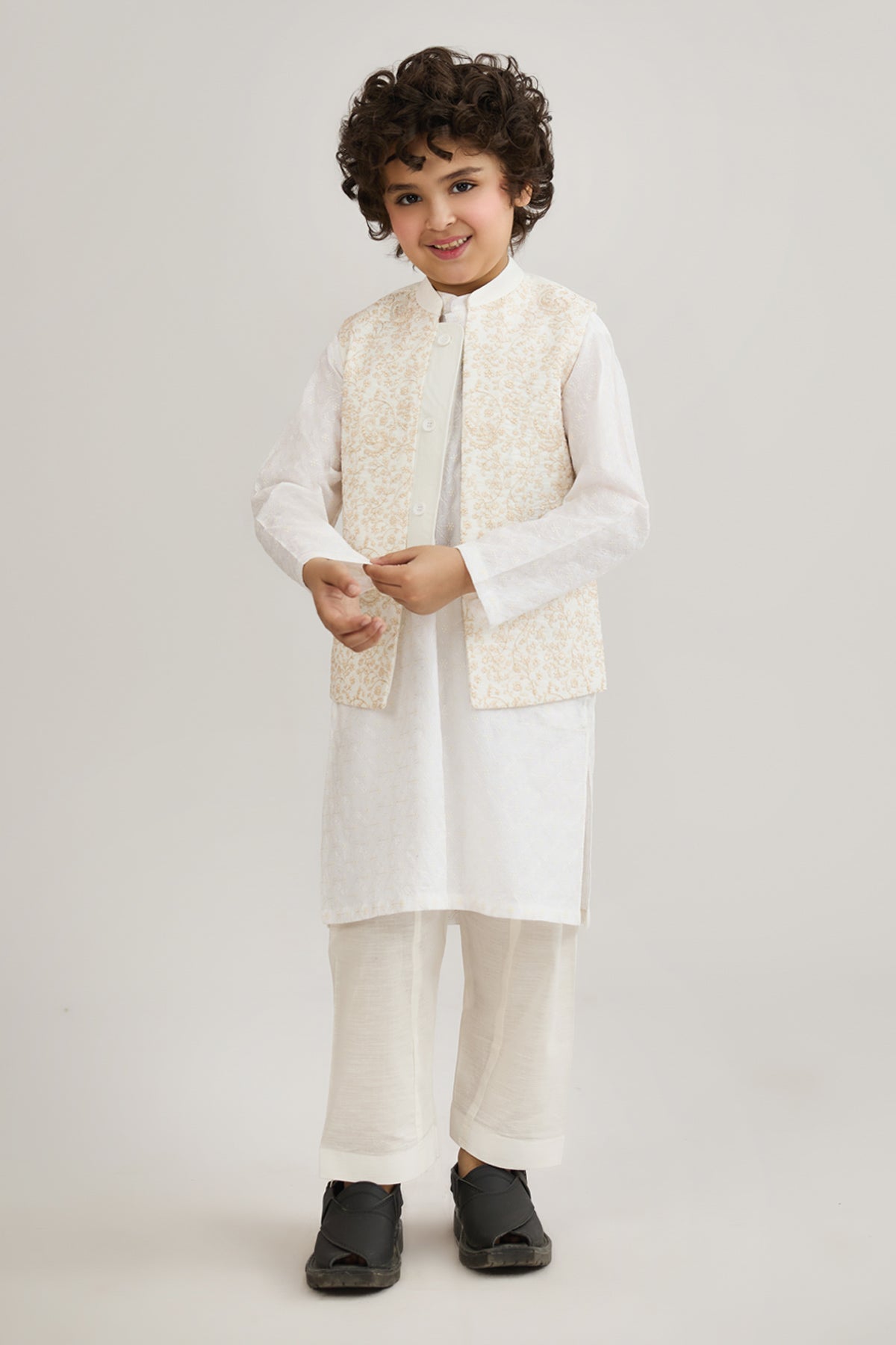 Boys Embroidered Waistcoat - SBWC802225 - Shop Now at Leisure Club