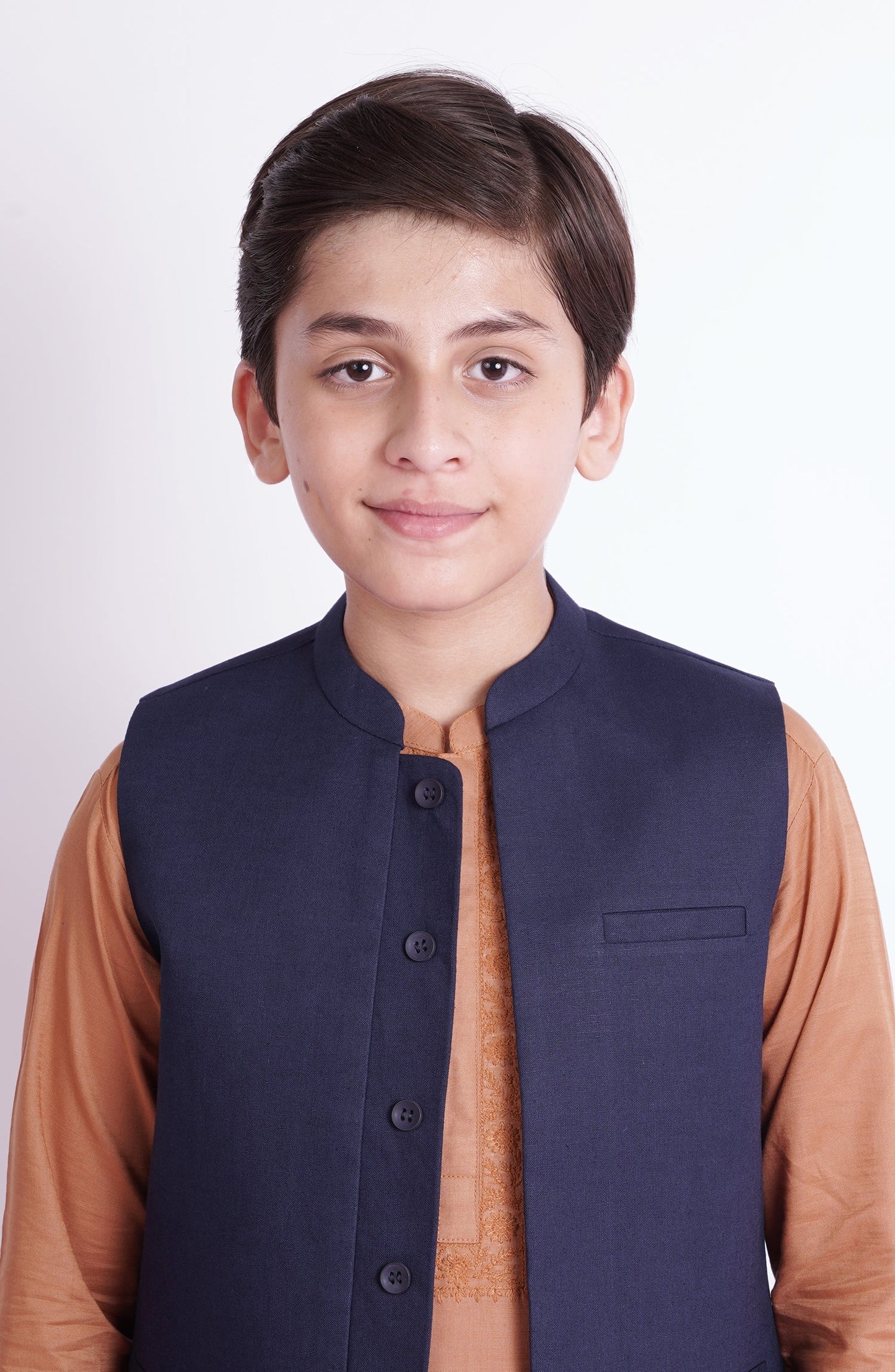 Linen Boys Waistcoat - SBWC901323 - Shop Now at Leisure Club