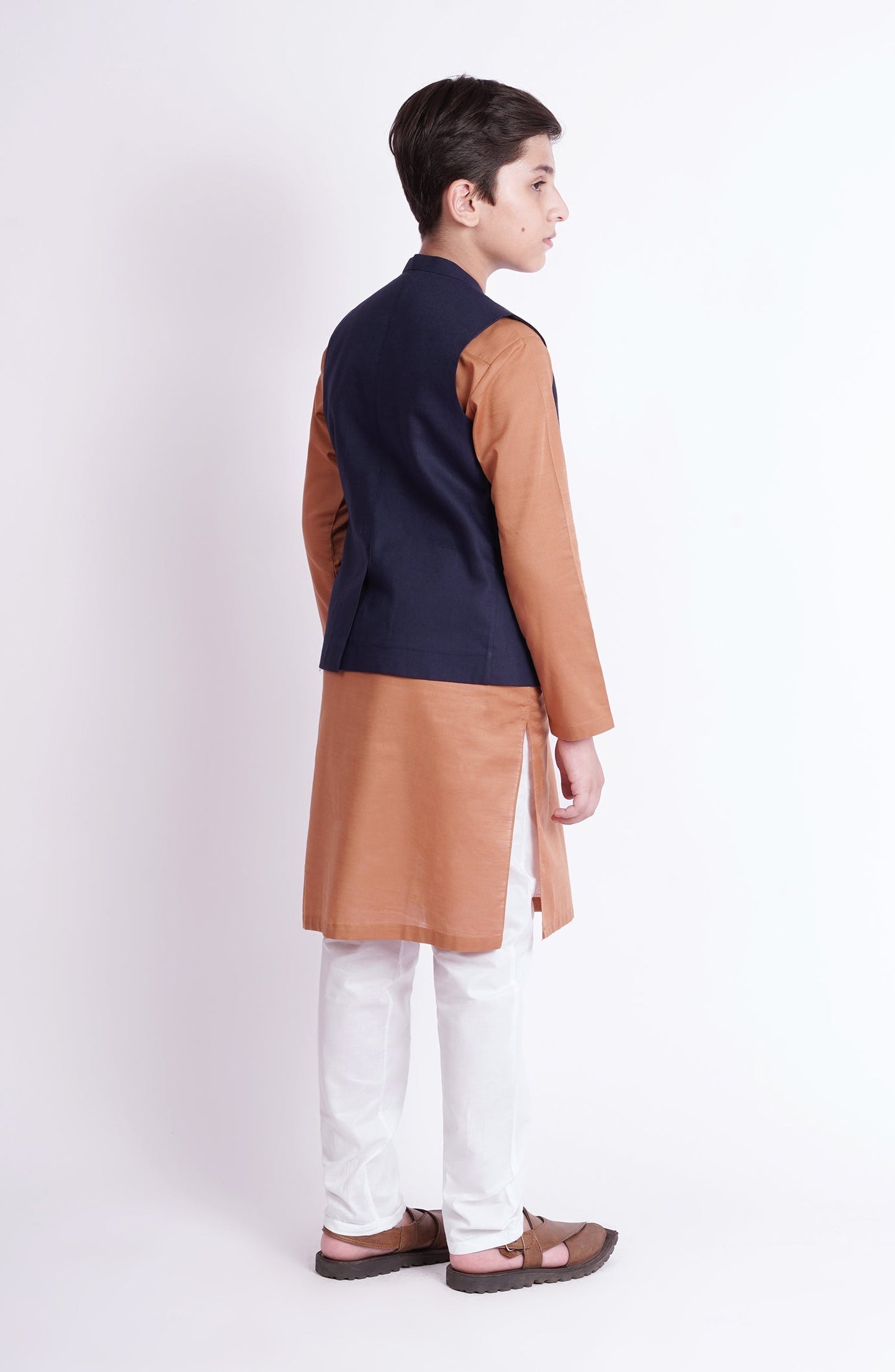 Linen Boys Waistcoat - SBWC901323 - Shop Now at Leisure Club