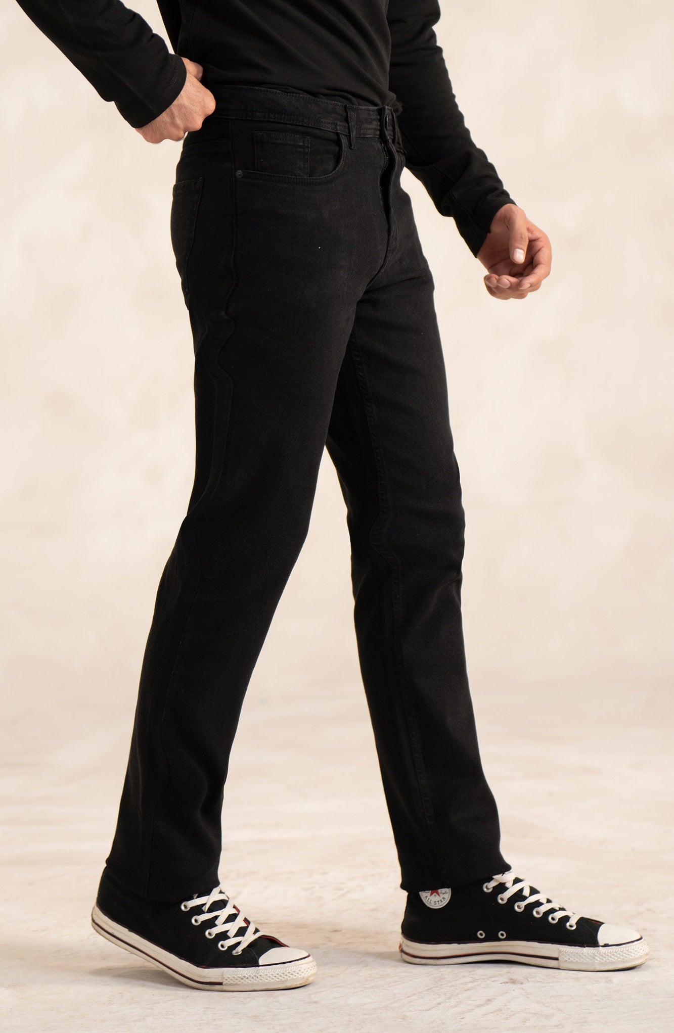 Men's Regular Fit Jeans-SDJ707125