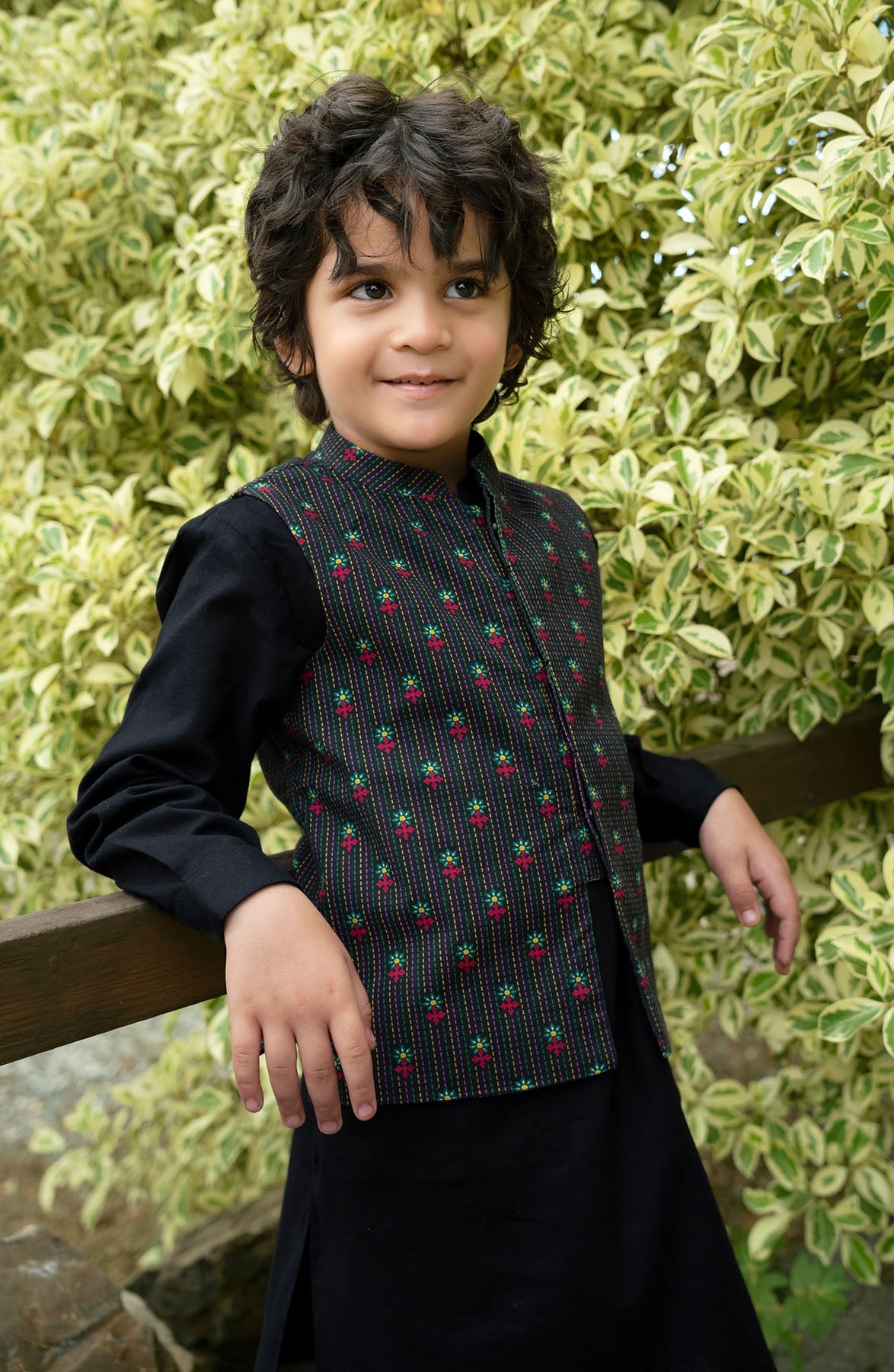 Printed Waist Coat 3Pcs Infant