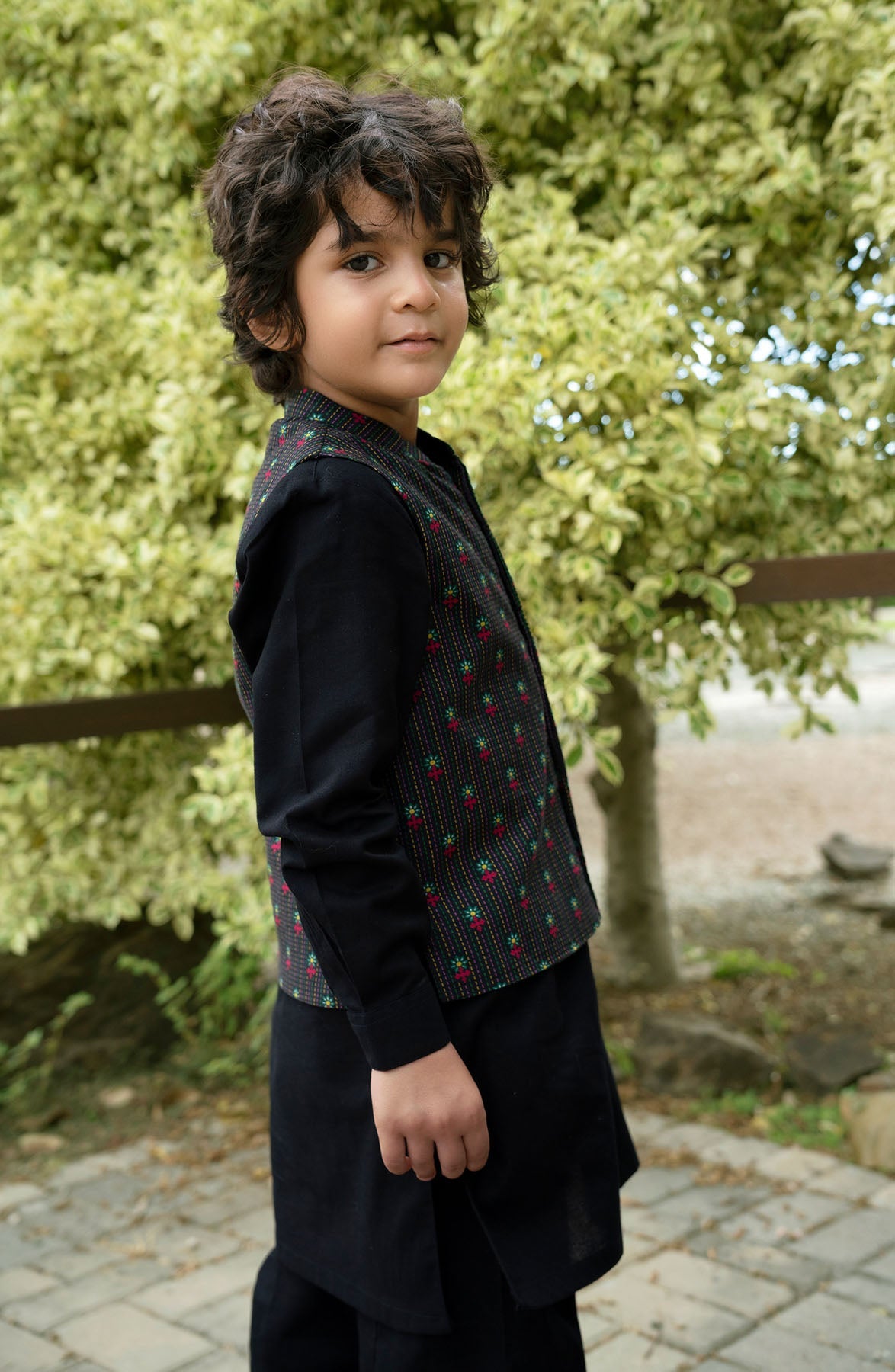 Printed Waist Coat 3Pcs Infant