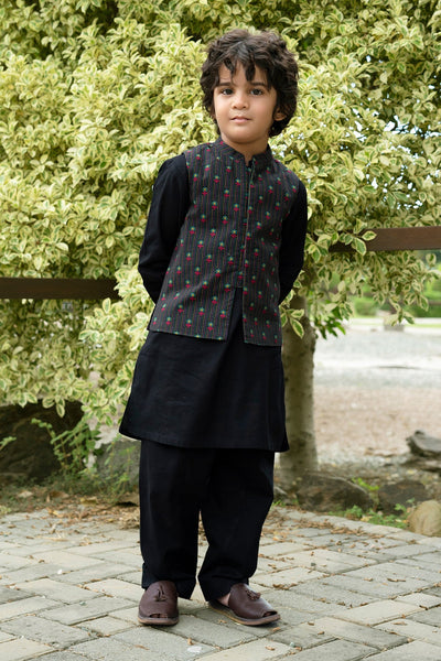 Printed Waist Coat 3pieceInfant - SIS612424 - Shop Now at Leisure Club