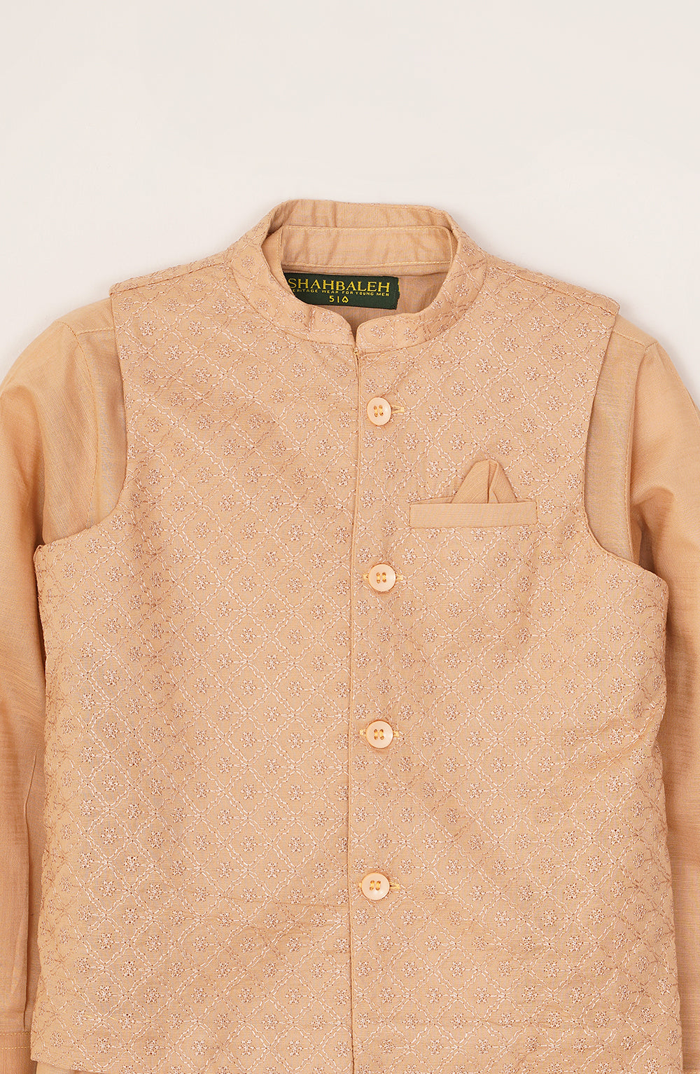 Boys Embroidered Waistcoat 3piece Suit - SIS819225 - Shop Now at Leisure Club