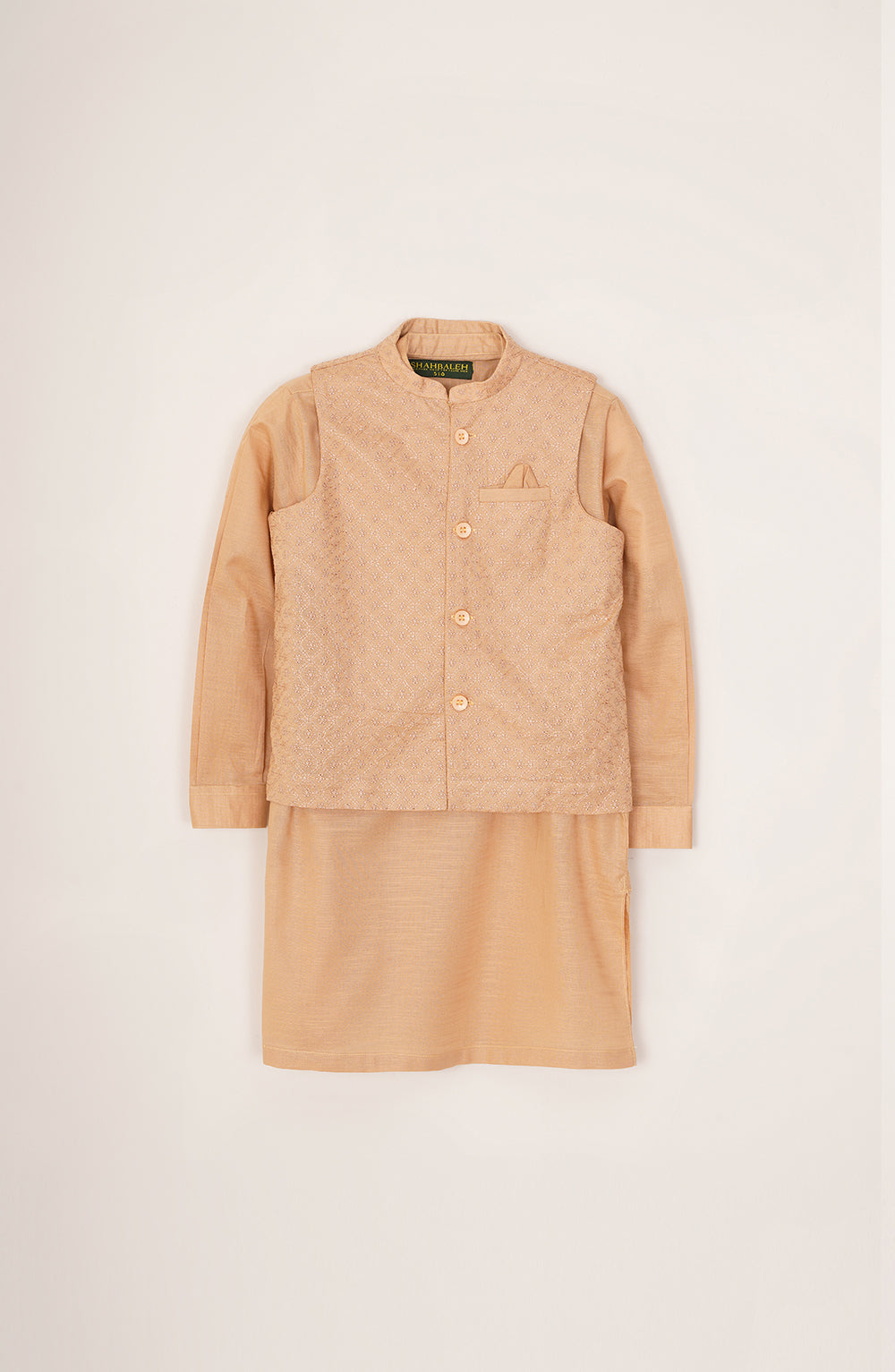 Boys Embroidered Waistcoat 3piece Suit - SIS819225 - Shop Now at Leisure Club