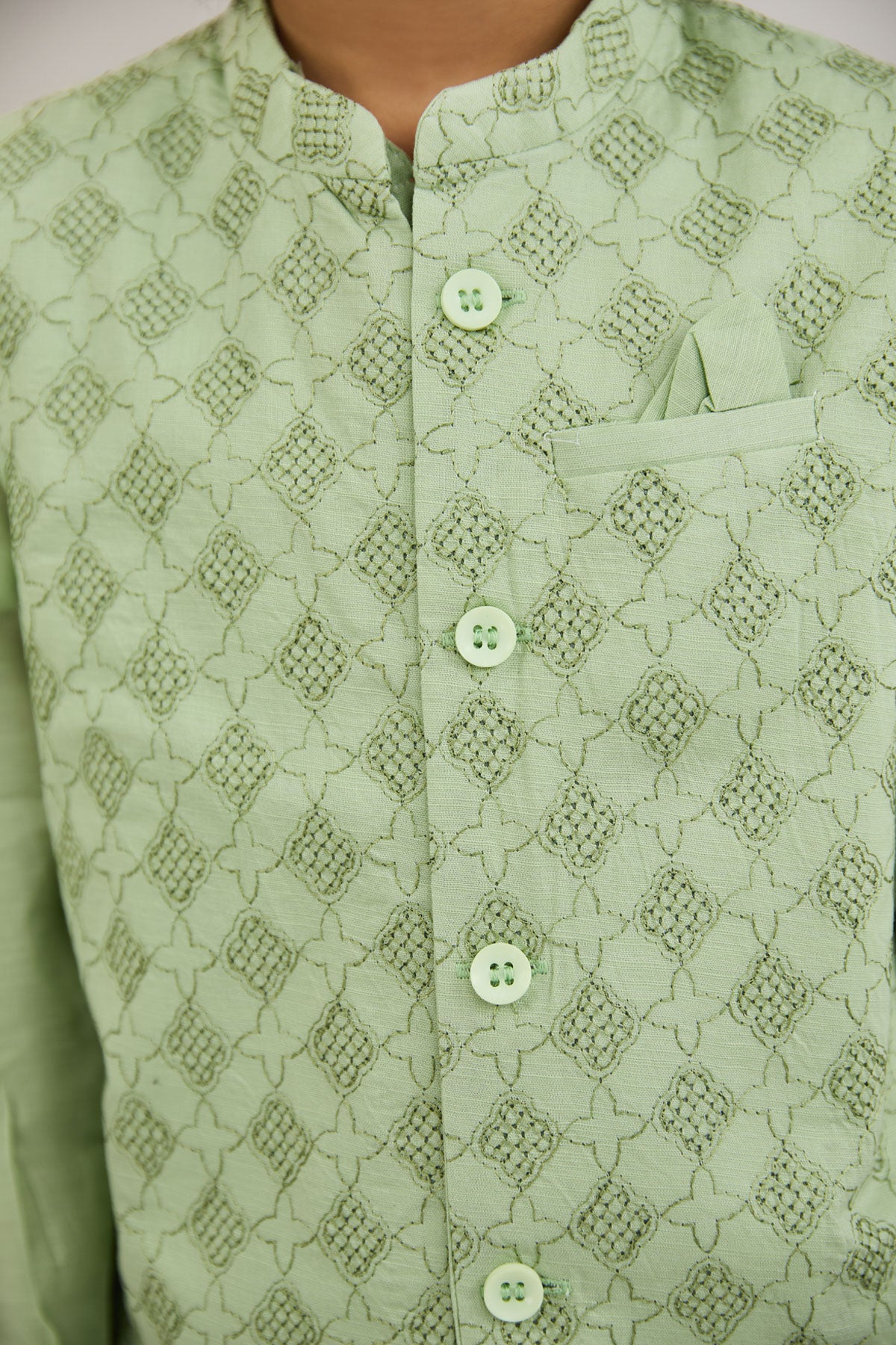 Boys Embroidered Waistcoat 3 Piece Suit - SIS825225 - Shop Now at Leisure Club