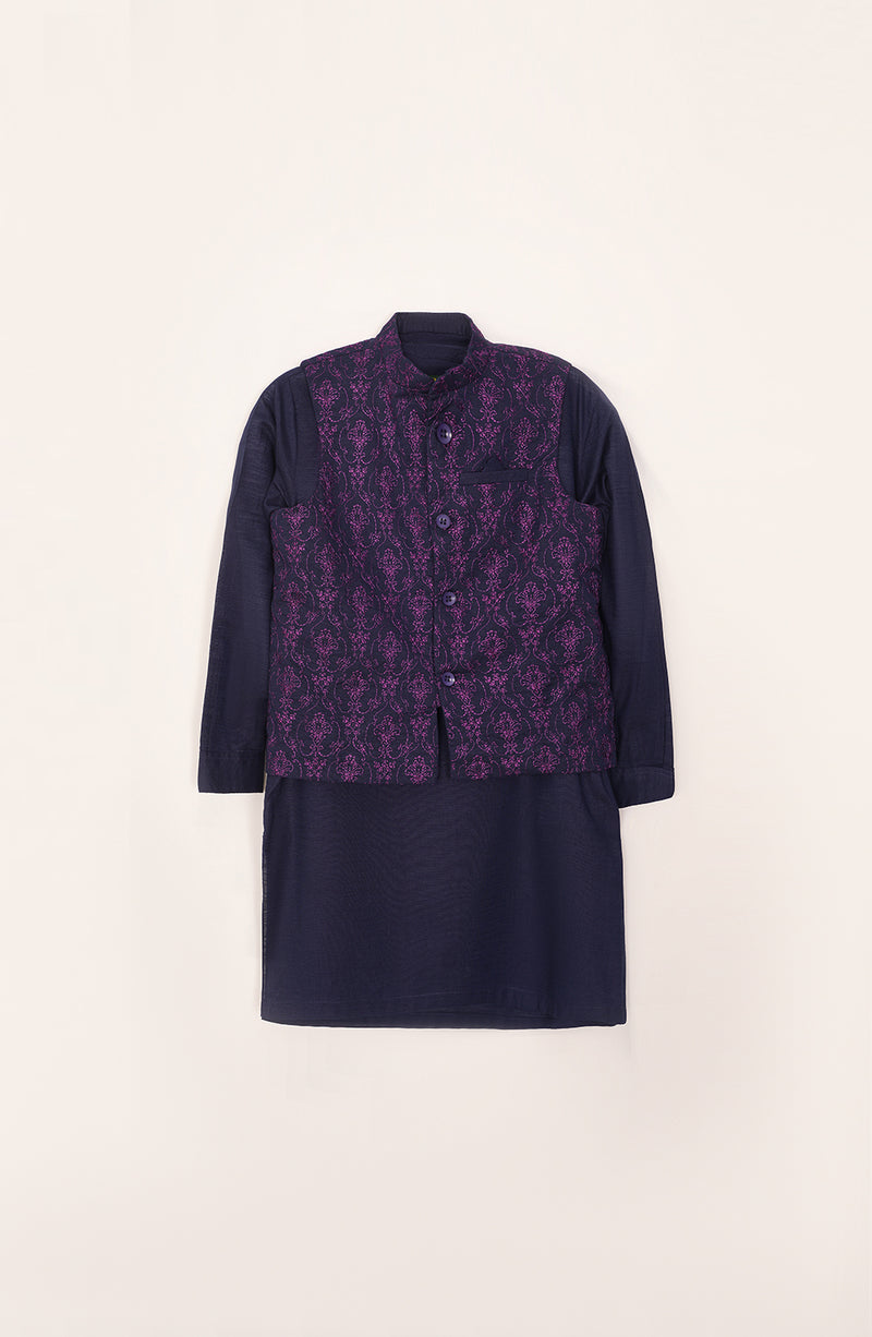 Embroidered Waistcoat 3 Piece Suit - SIS827225 - Shop Now at Leisure Club