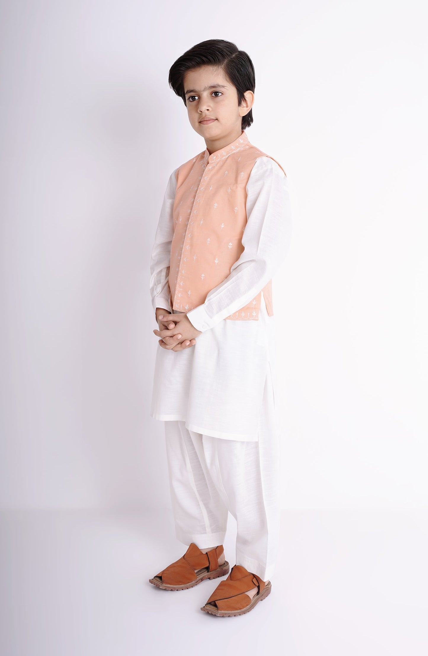 Embroidered 3Pcs Infant Suit